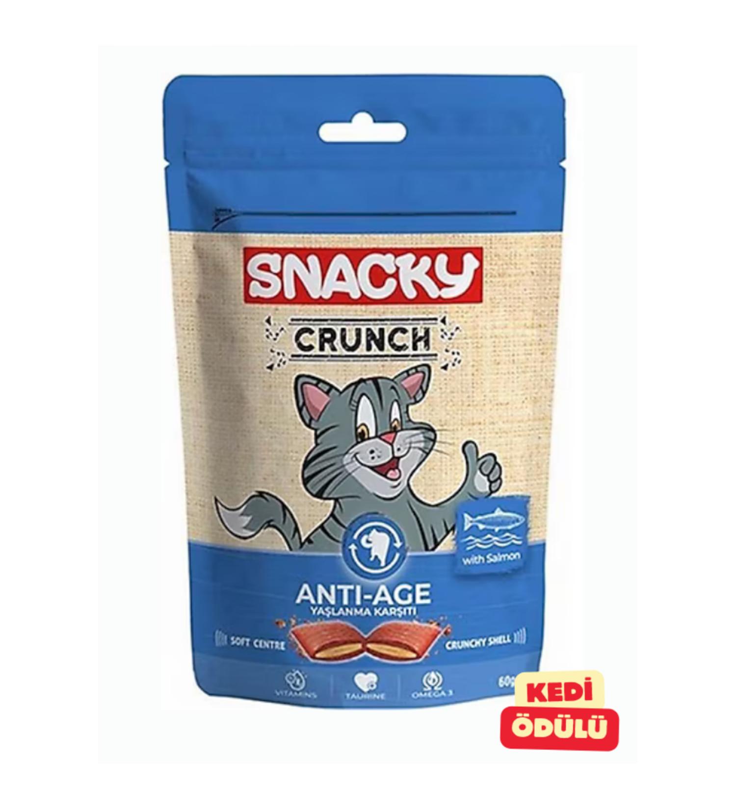 Snacky Crunch Anti-Age Cat Treat with Salmon