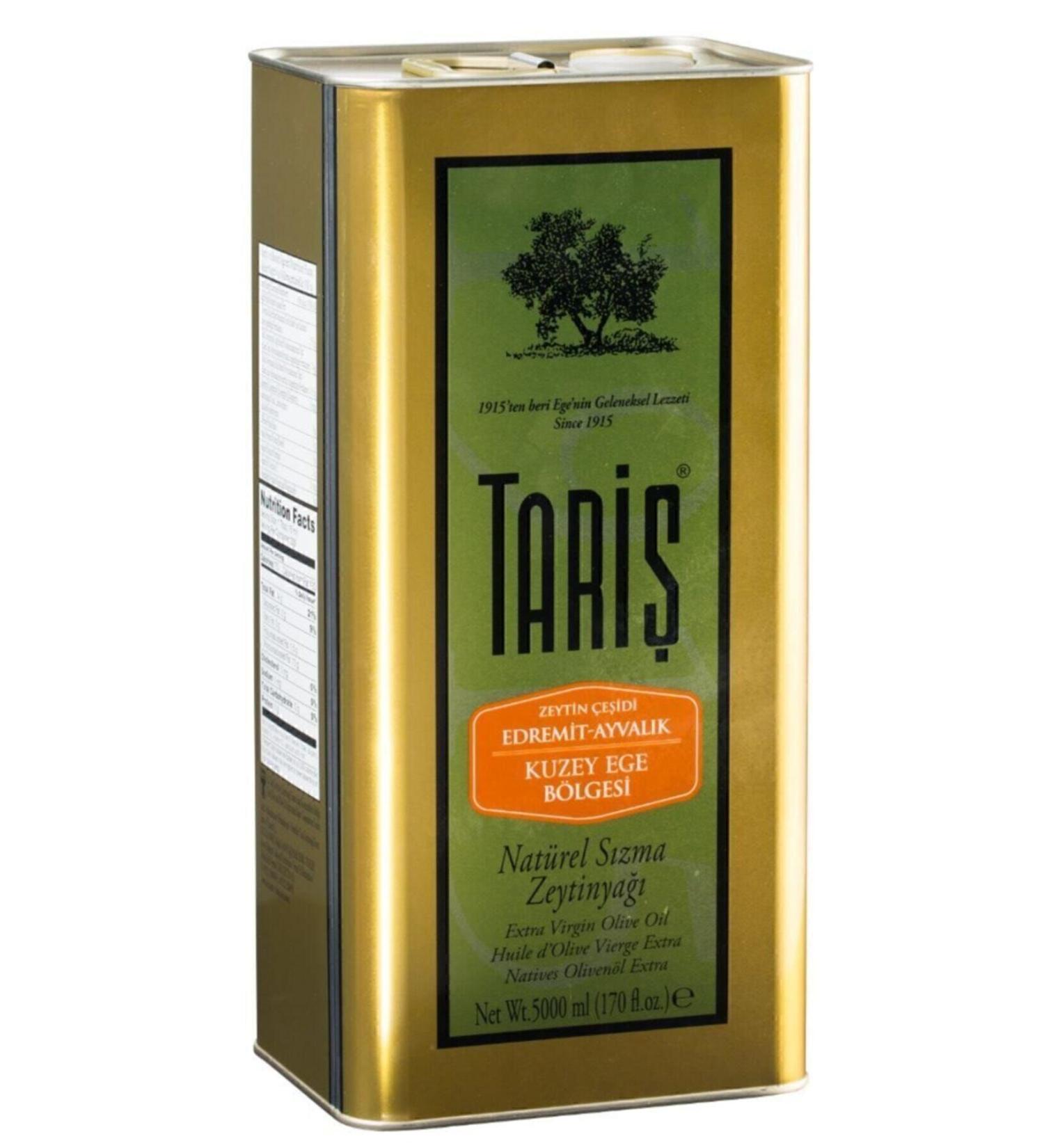 Tari North Aegean Natural Extra Virgin Olive Oil 5000 ml - Buy Online on GoSupps.com