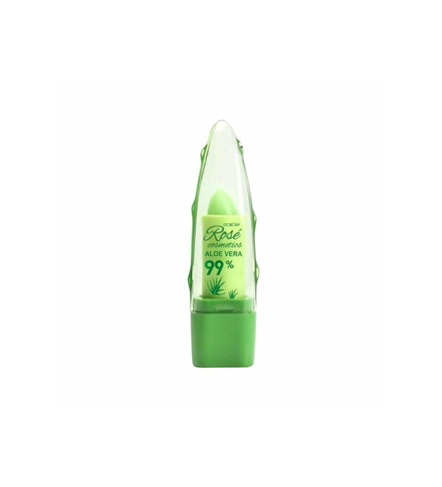 Roesia Rose Cosmetics Rose Bio Aloe Vera Lip Balm - Red Color