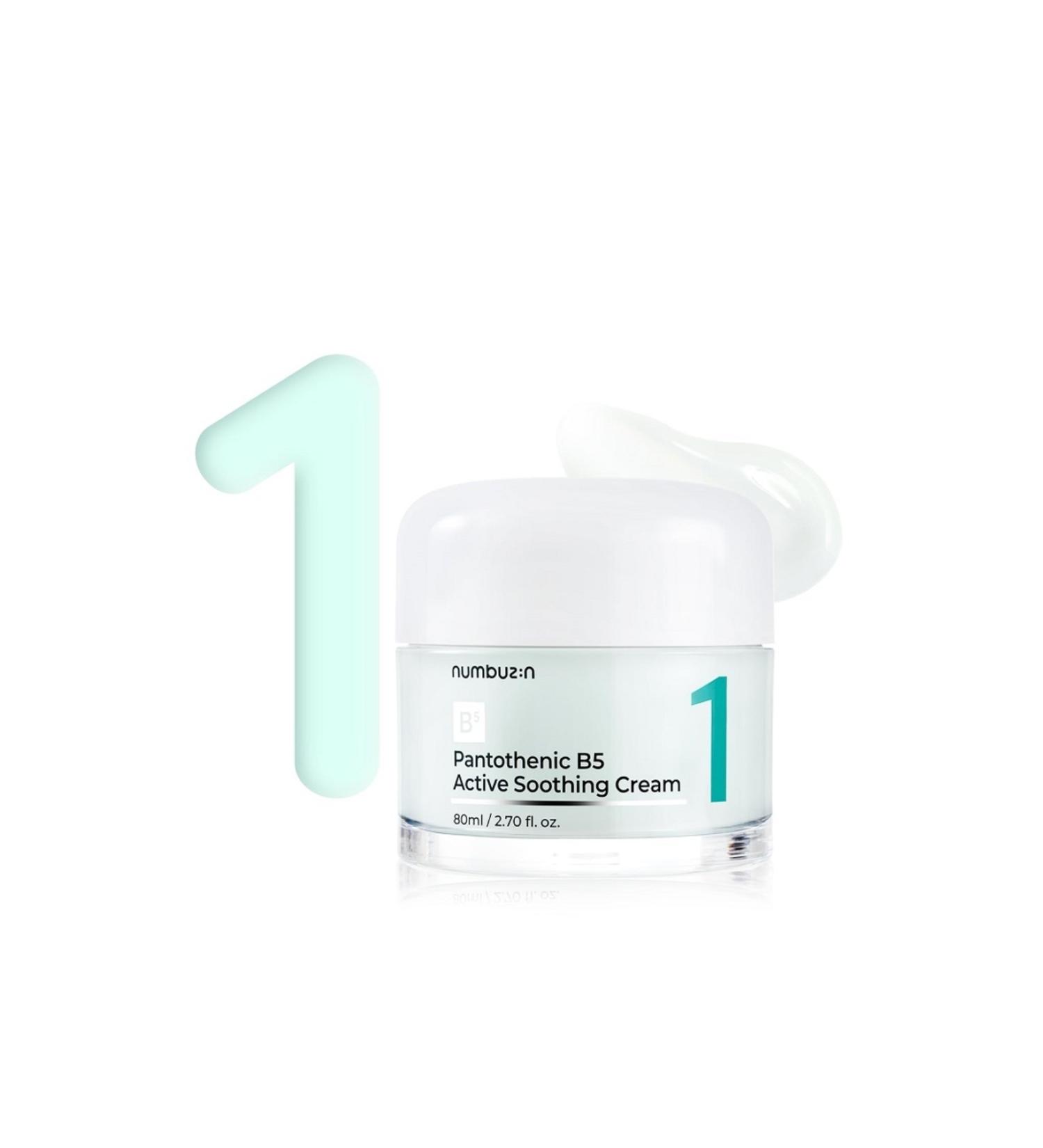 Numbuzin No. 1 Pantothenic B5 Active Soothing Cream 80 ml - Pantothenic B5 Active Soothing Cream - Buy Online on GoSupps.com