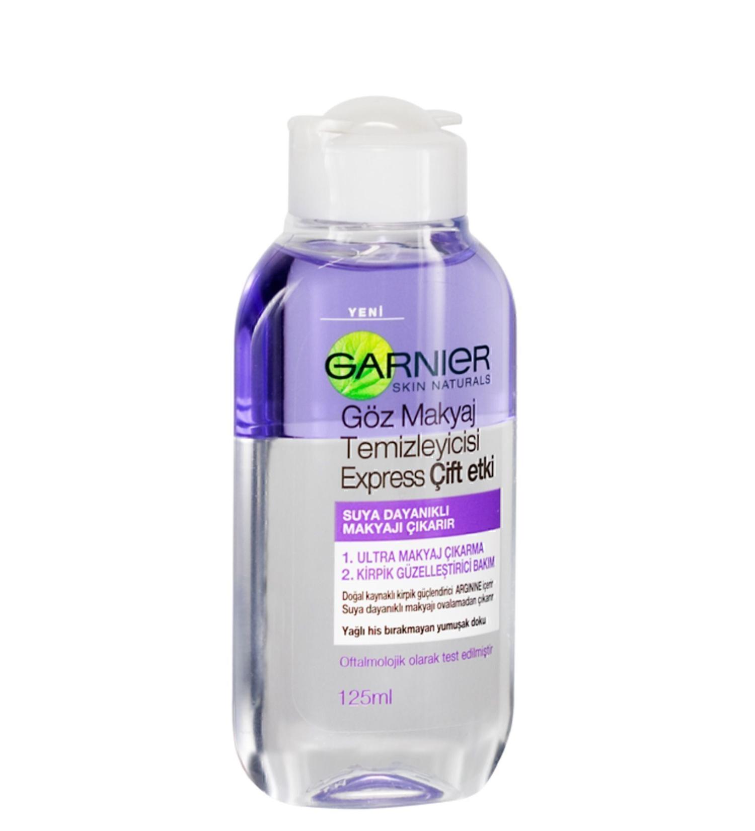 Garnier Eye Make-up Remover Express Double Effect 125ml - Buy Online on GoSupps.com