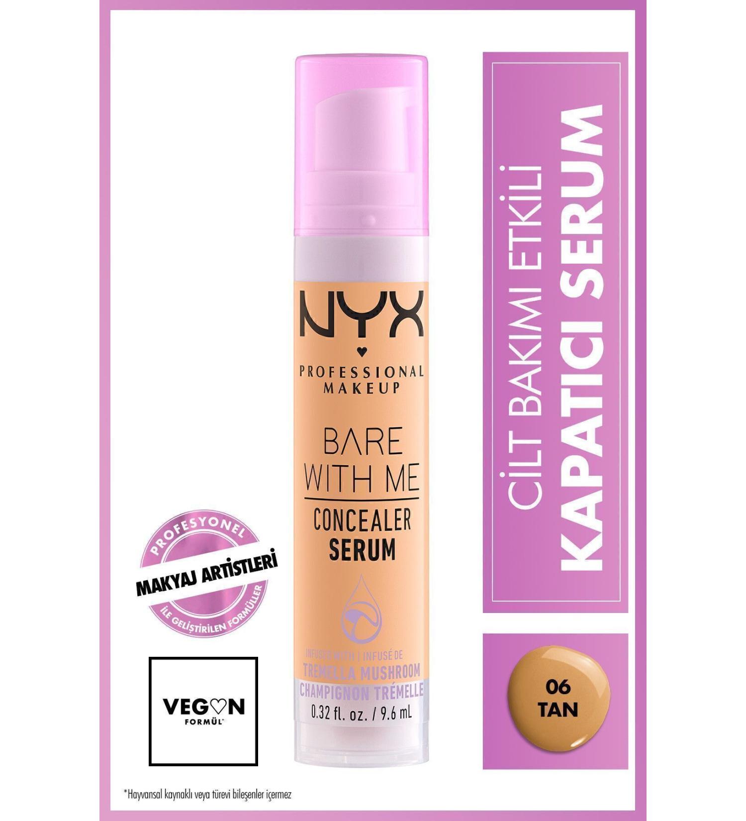 NYX Professional Makeup Bare With Me Concealer Serum 06 Tan - Buy Online on GoSupps.com
