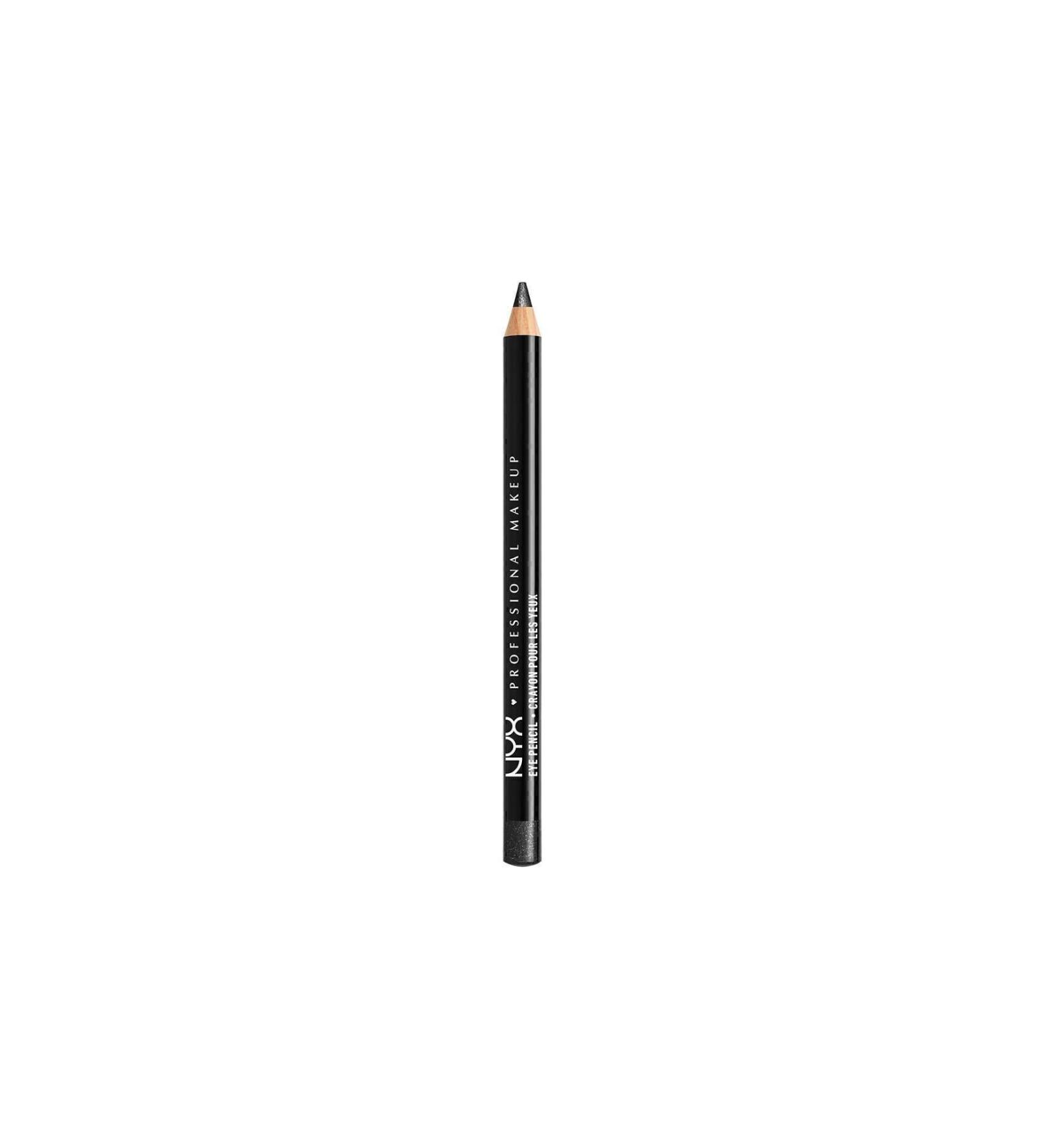 NYX Professional Makeup Eye Pencil - Slim Eye Pencil Black Glitter 800897139667 - Buy Online on GoSupps.com