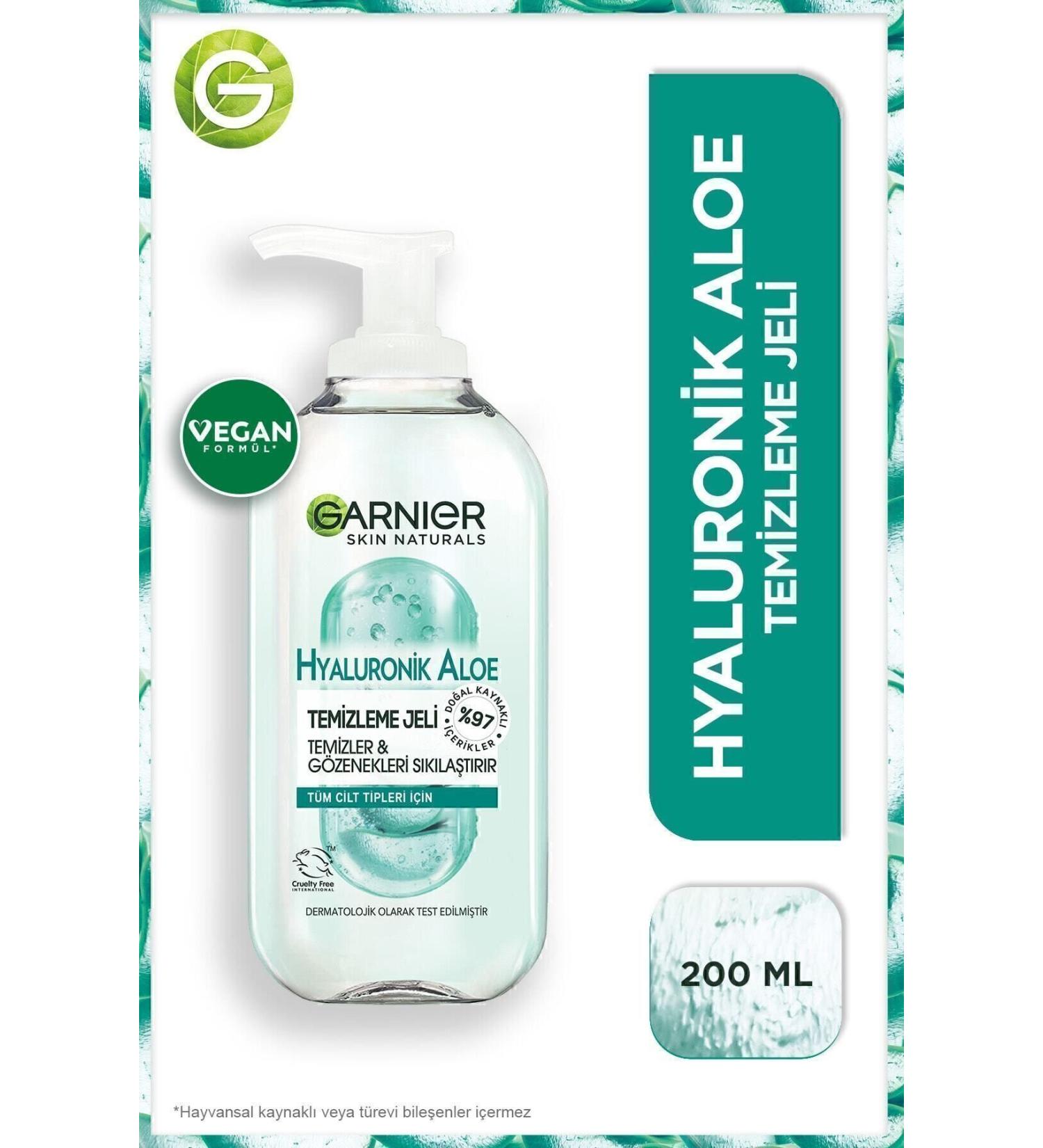 Garnier STD Hyaluronic Aloe Cleansing Gel 200ml Classic - Buy Online on GoSupps.com