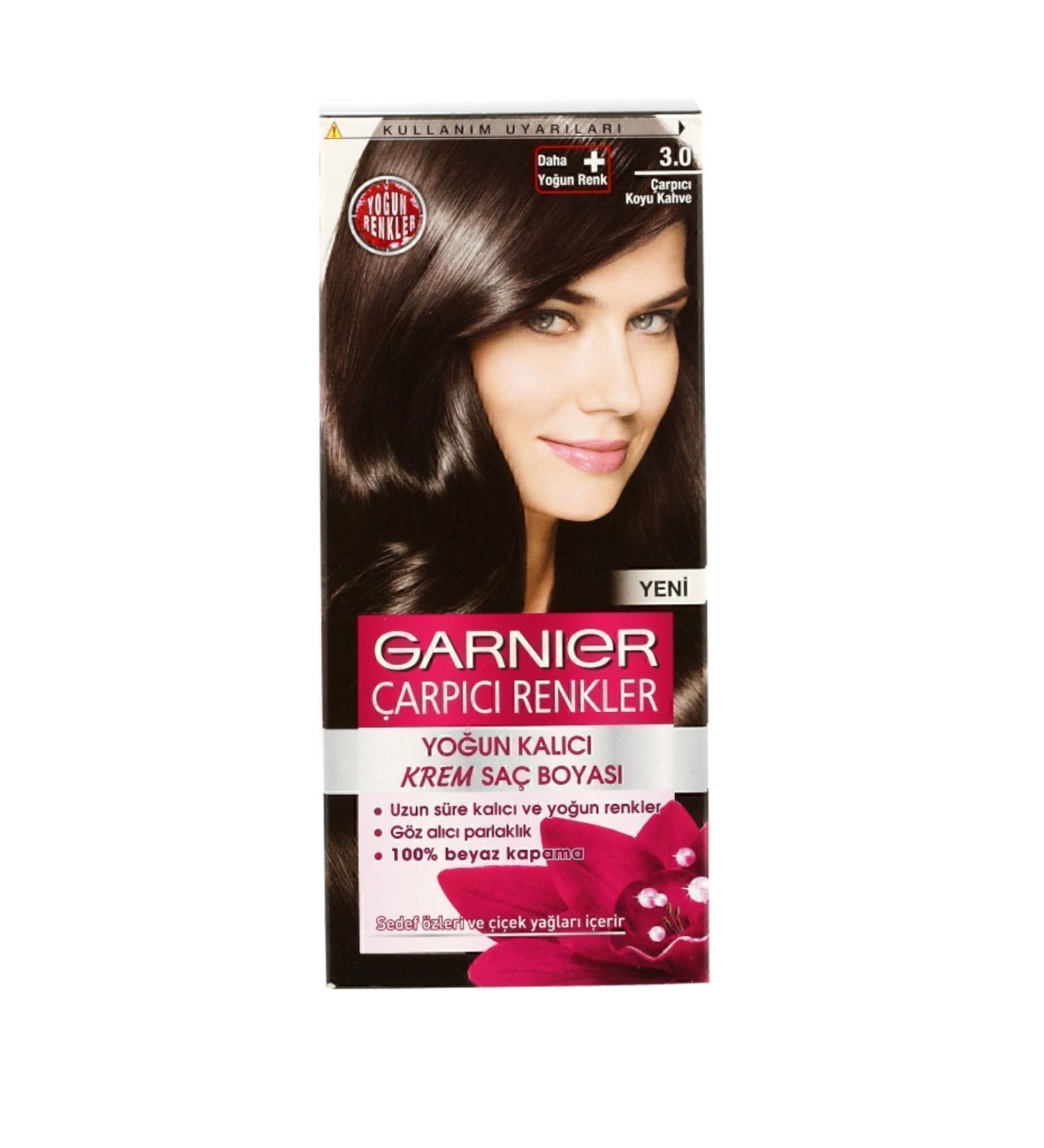 Garnier Striking Colors Striking Brown (3.0) Hair Dye - Buy Online on GoSupps.com