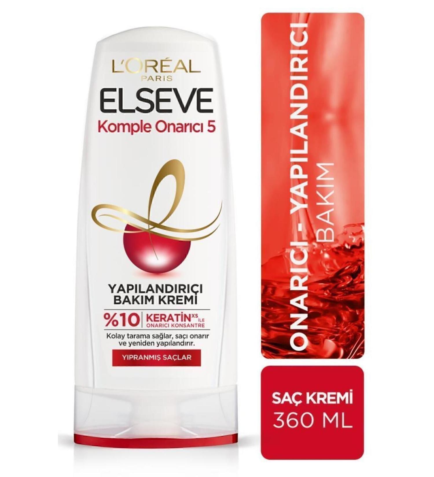 Elseve L'or al Paris Complete Repair 5 Restructuring Care Cream 360 ml - Buy Online on GoSupps.com