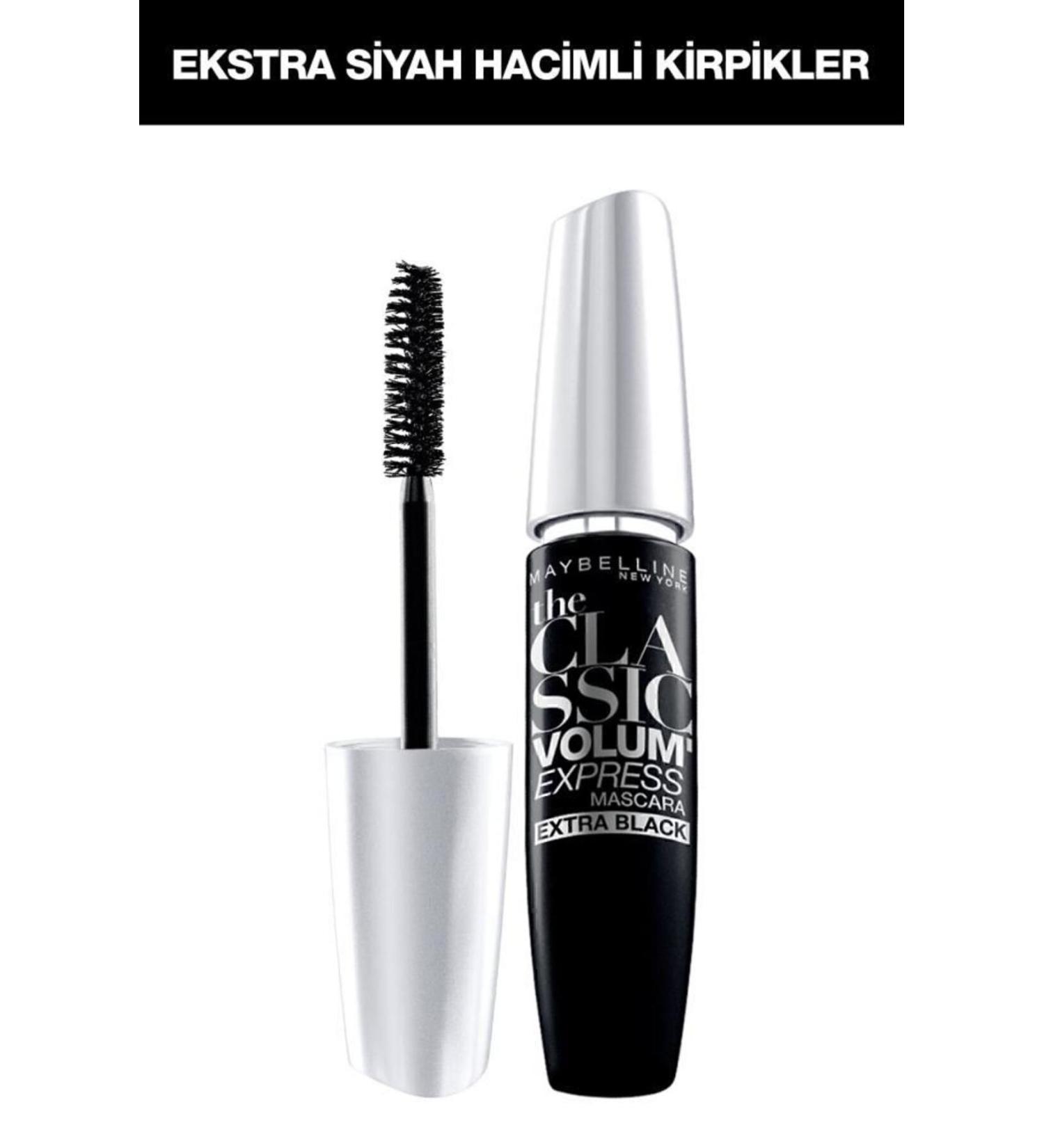 Maybelline New York Volum' Express Classic Extra Black Mascara - Buy Online on GoSupps.com