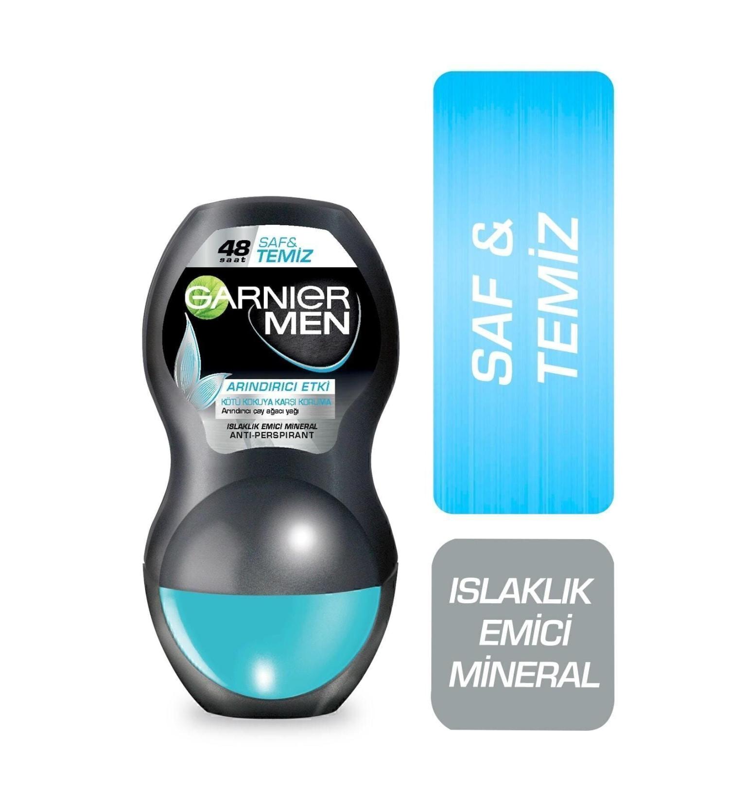 Garnier Men Pure And Clean Purifying Effect Roll-on 50 Ml