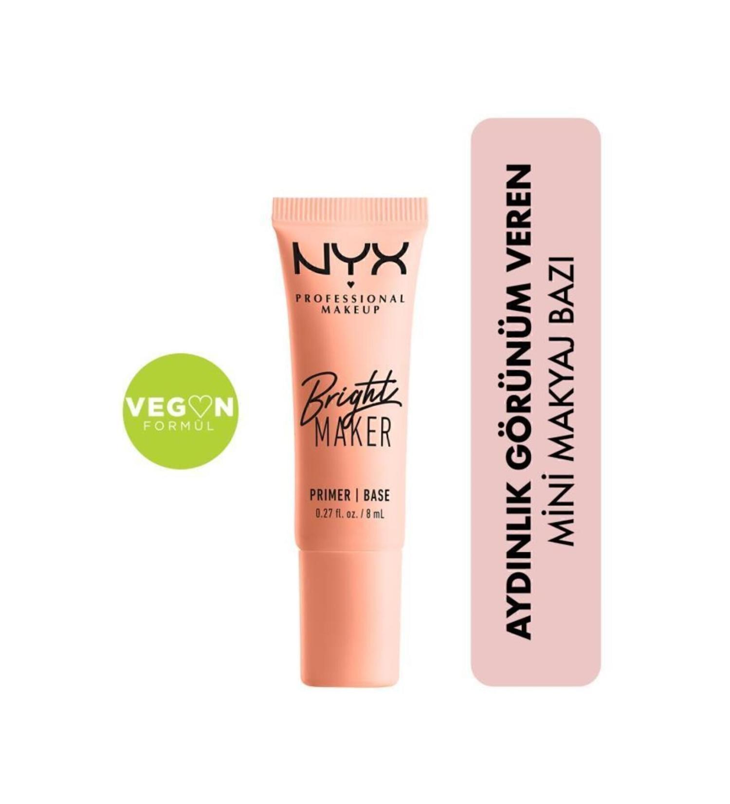 NYX Professional Makeup Bright Maker Primer Mini - Makeup Base - Buy Online on GoSupps.com