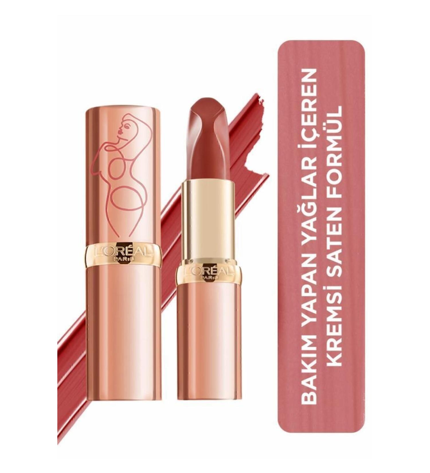 L'Oreal Paris Color Riche Les Nus Lipstick 179 Nu Decadent - Buy Online on GoSupps.com