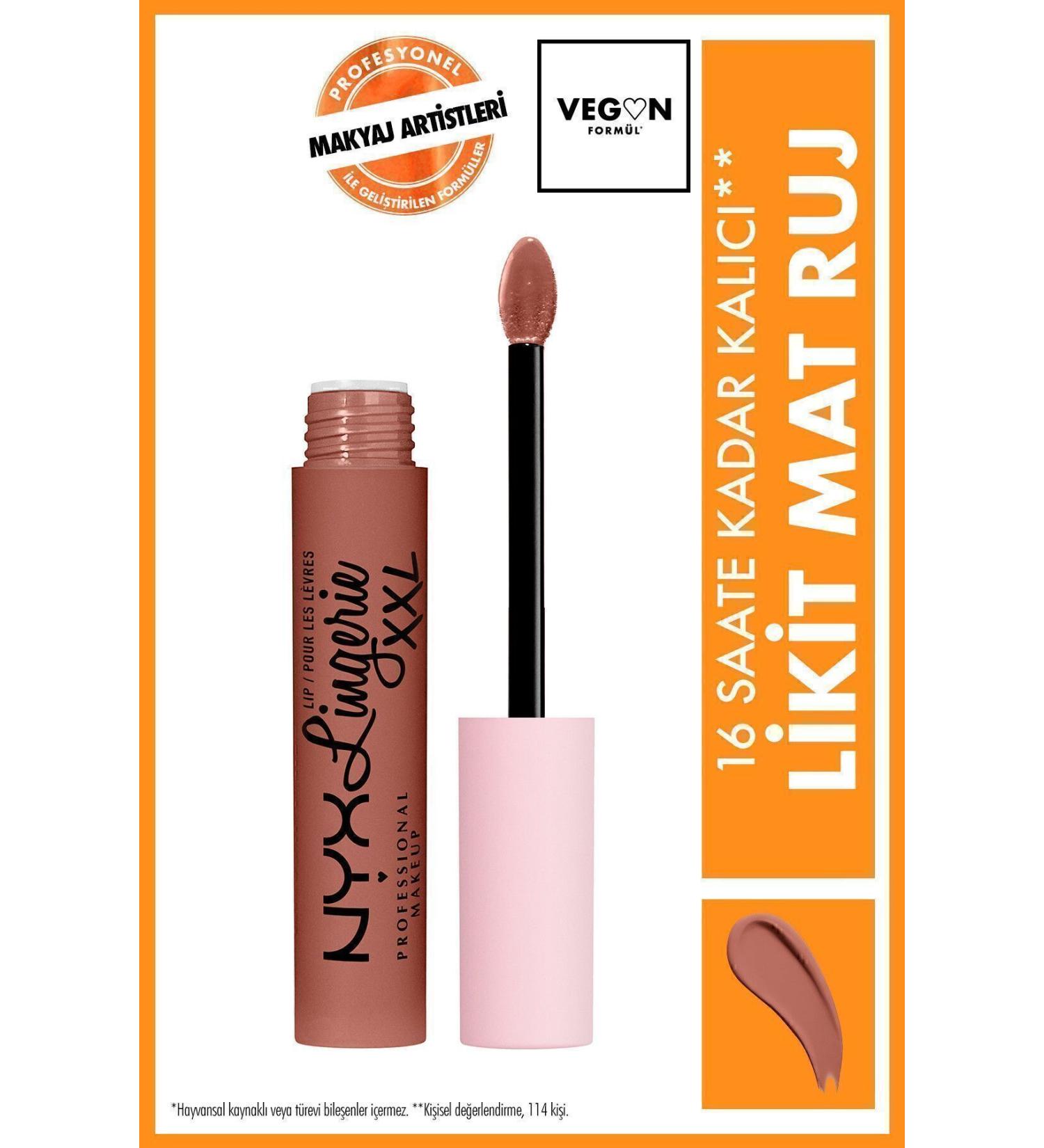 NYX Professional Makeup Lip Lingerie Xxl Mat Likit Ruj Candela Babe - Buy Online on GoSupps.com