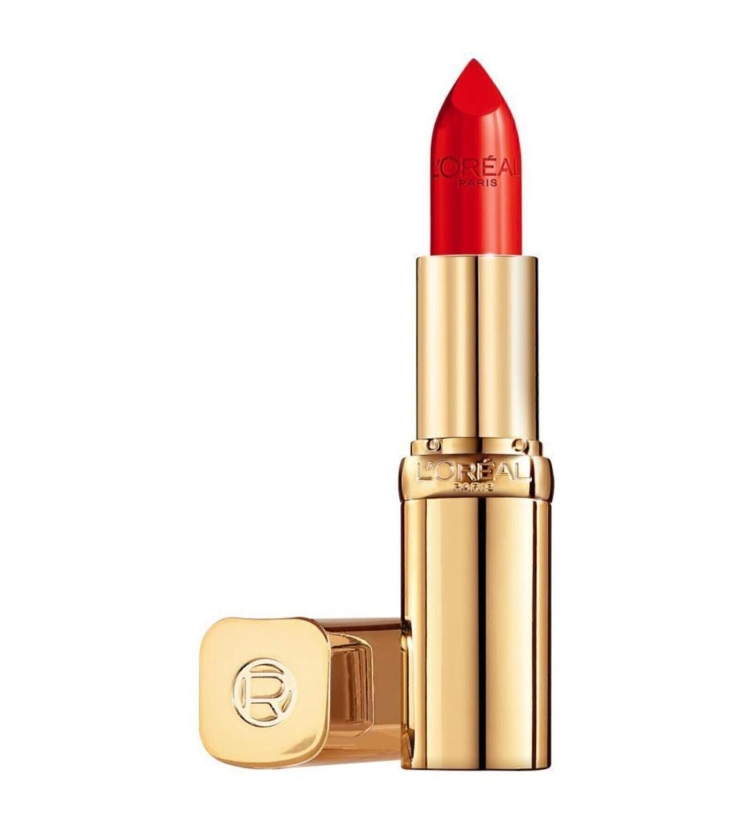 L'Oreal Paris Color Riche Satin Finish Lipstick 125 Maison Marais - Red - Buy Online on GoSupps.com