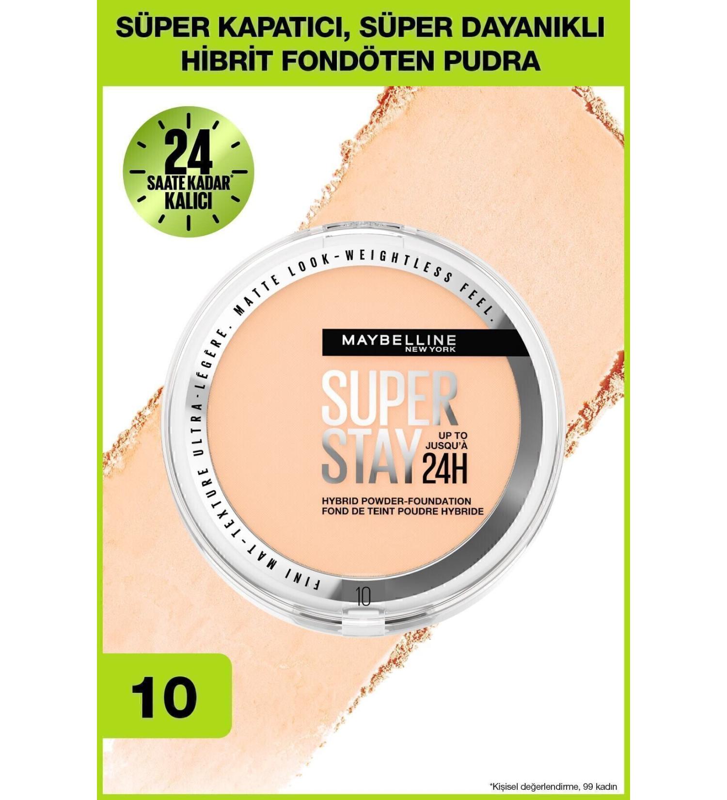 Maybelline New York Superstay Hybrid Powder-foundation - 10 - Buy Online on GoSupps.com