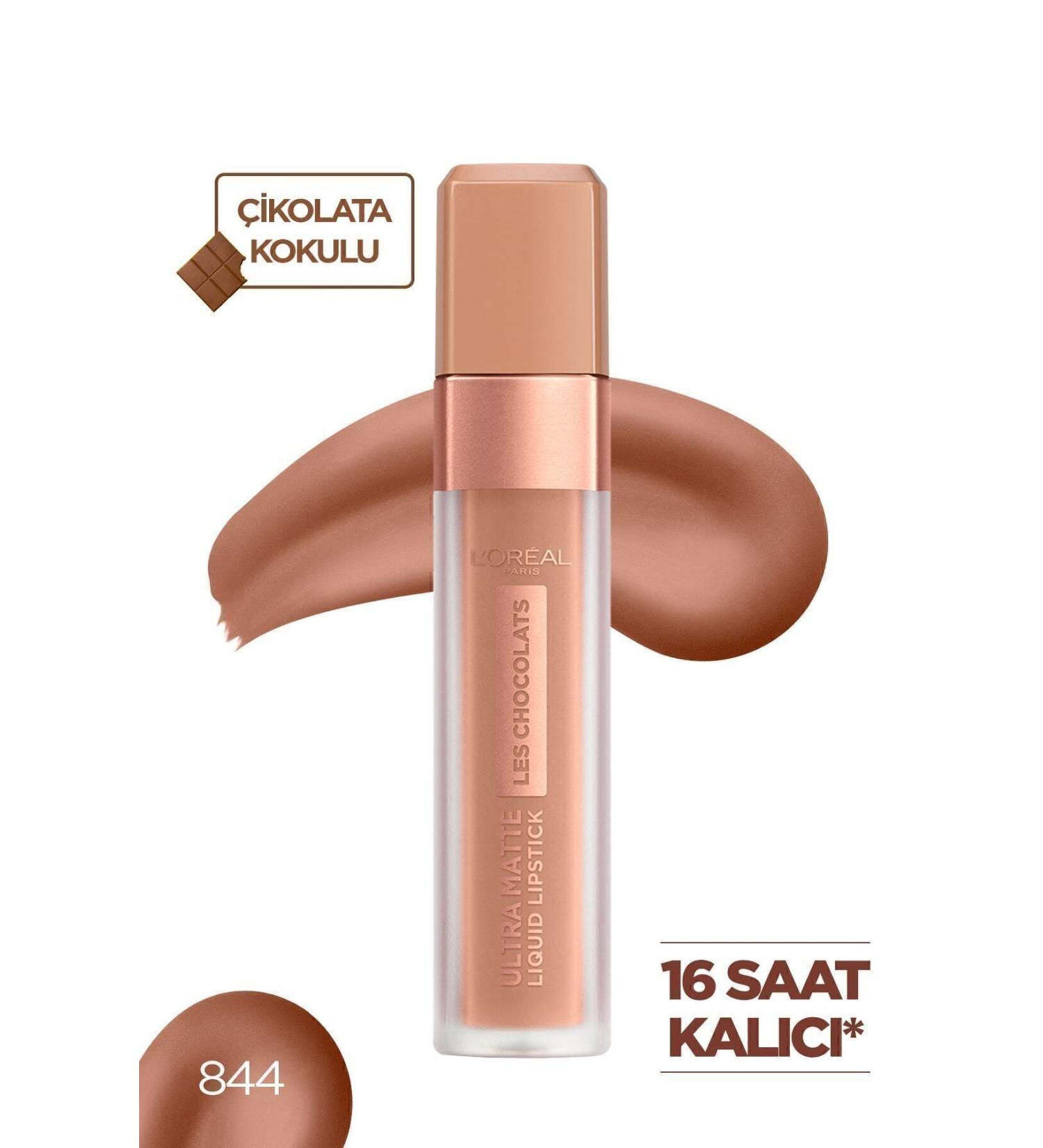 L'Oreal Paris Liquid Matte Lipstick - Les Chocolats Ultra Matte Liquid Lipstick 844 Sweet Tooth 3600523643875 - Buy Online on GoSupps.com