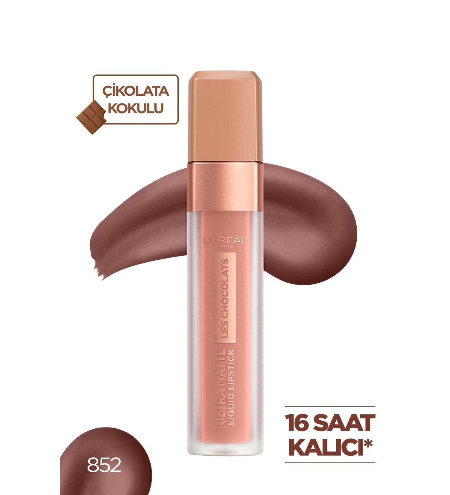 L'Oreal Paris Liquid Matte Lipstick - Les Chocolats Ultra Matte Liquid Lipstick 852 Box Of Chocolates 3600523644018 - Buy Online on GoSupps.com