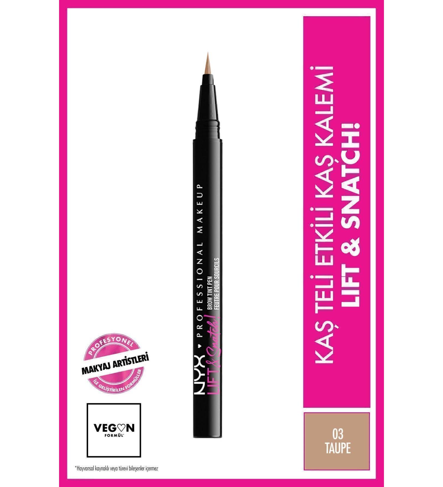 NYX Professional Makeup Lift & Snatch! Brow Tint Pen Taupe - Eyebrow Pencil - Buy Online on GoSupps.com