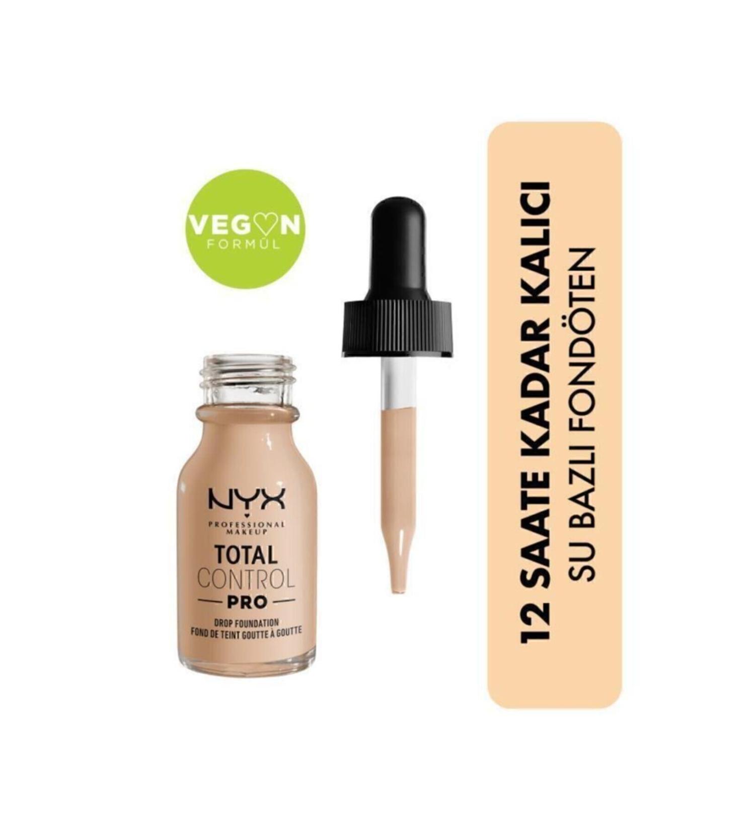 NYX Professional Makeup Total Control Pro Drop Foundation Alabaster - Foundation - Buy Online on GoSupps.com