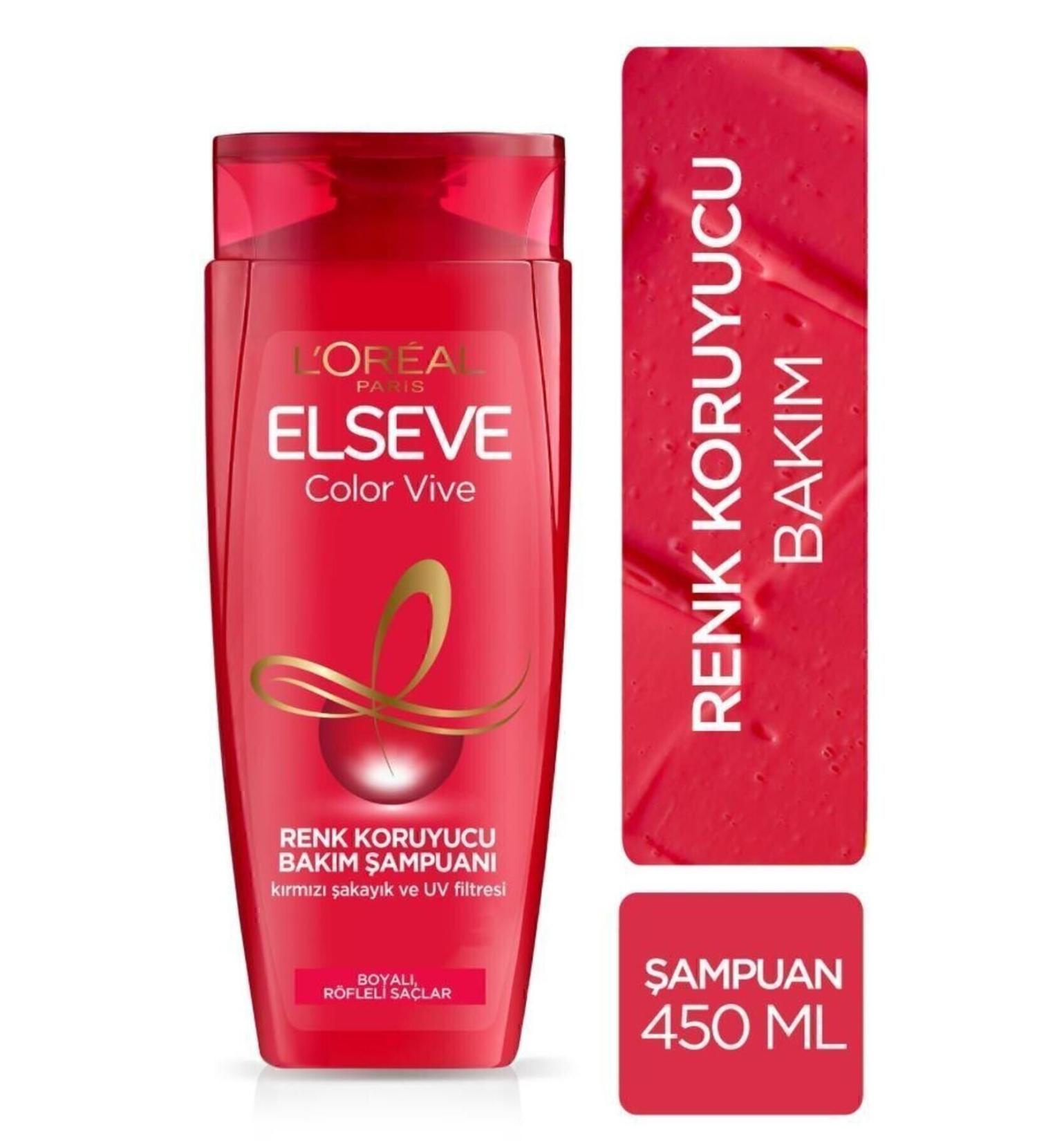 Elseve L'or al Paris Colorvive Color Protecting Care Shampoo 450 ml - Buy Online on GoSupps.com