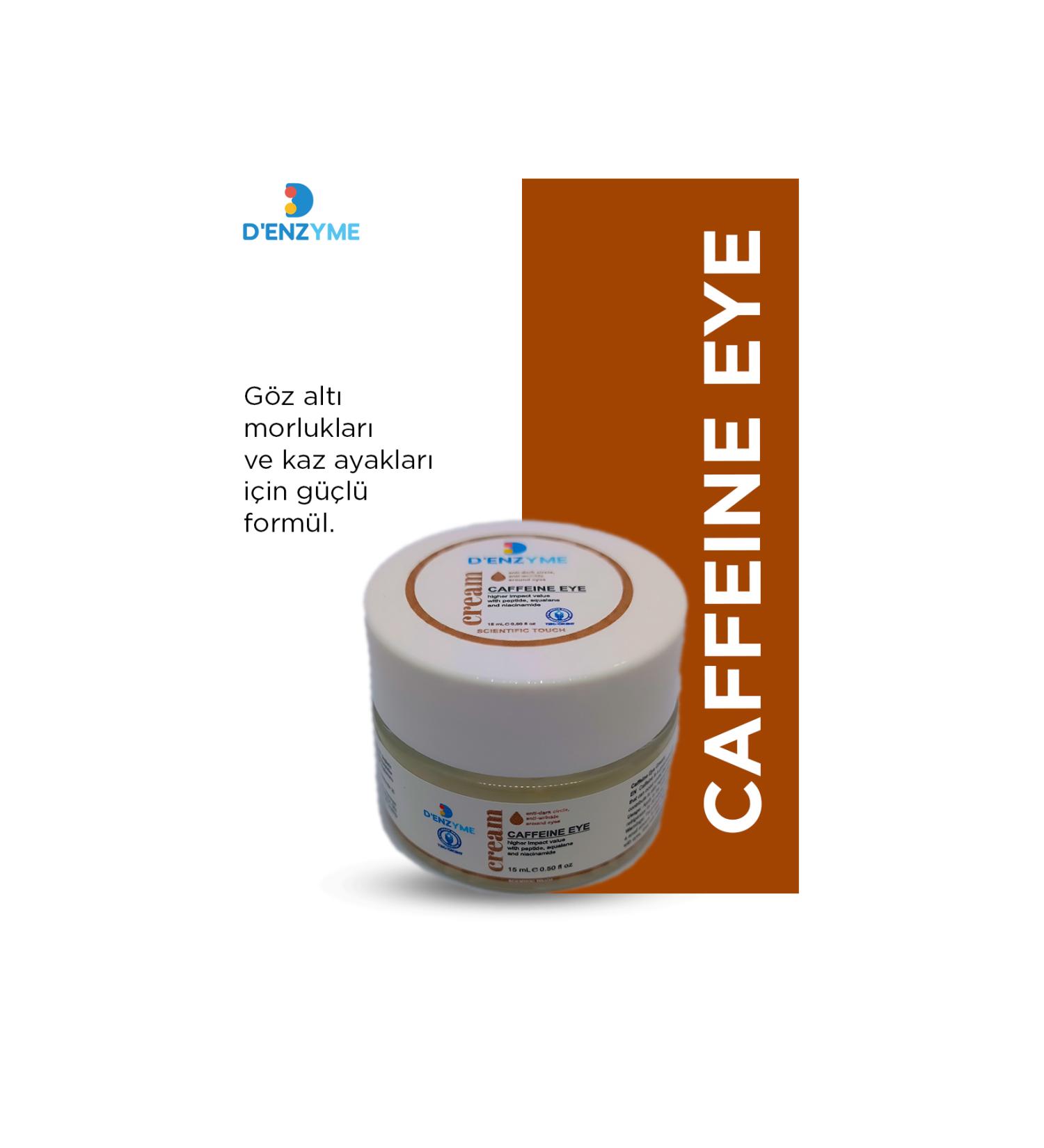 D'ENZYME Caffeine Under Eye Cream - Anti-Dark Dark Circles (FOR DARK CIRCLES PUFFINESS AND CROW'S FEET) - Buy Online on GoSupps.com