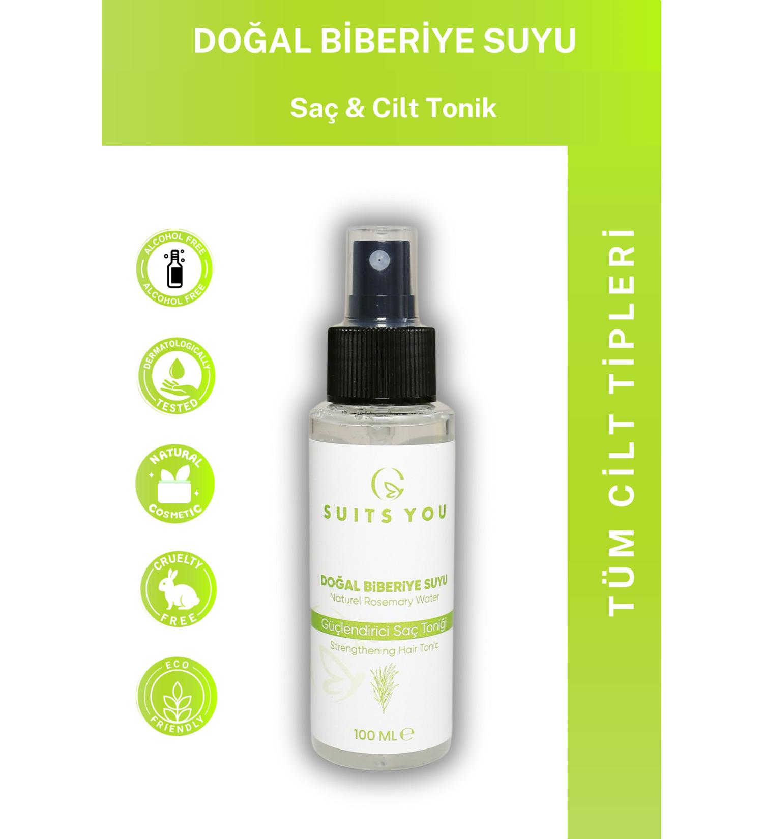 Rosemary Water Strengthening & Anti-Loss Hair Tonic 0 Natural