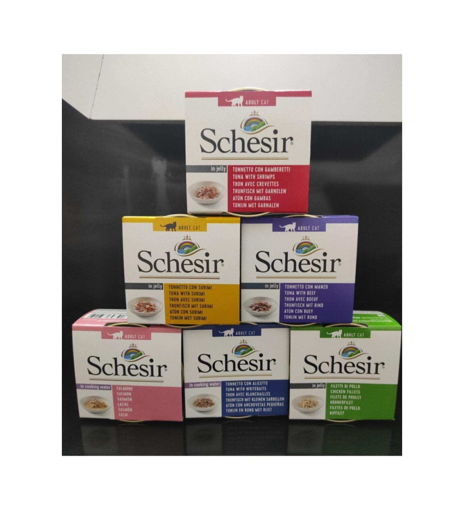 Schesir Schesir 6 Types Mixed Cat Canned Food