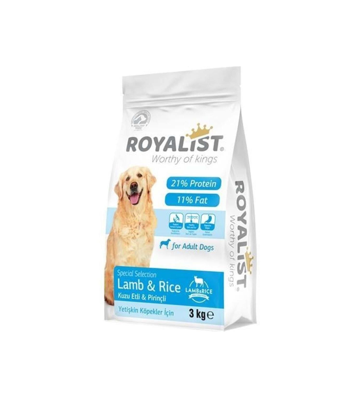 Royalist Lamb and Rice Dog Dry Food Dog Lamb and Rice 3kg Food