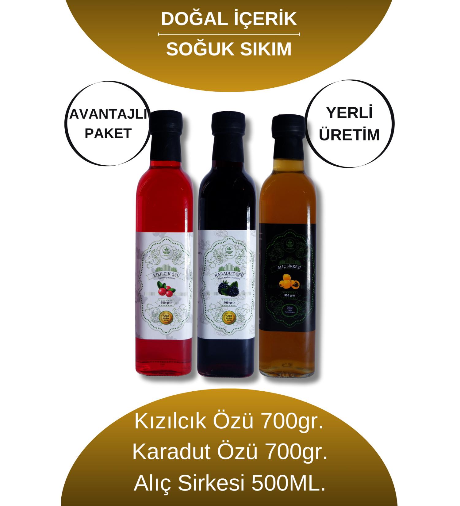 LifEffect BLACK MULBERRY EXTRACT 700 GRAM & CRANBERRY EXTRACT 700 GRAM & HAWK THOUSAND VINEGAR 500 ML - Buy Online on GoSupps.com
