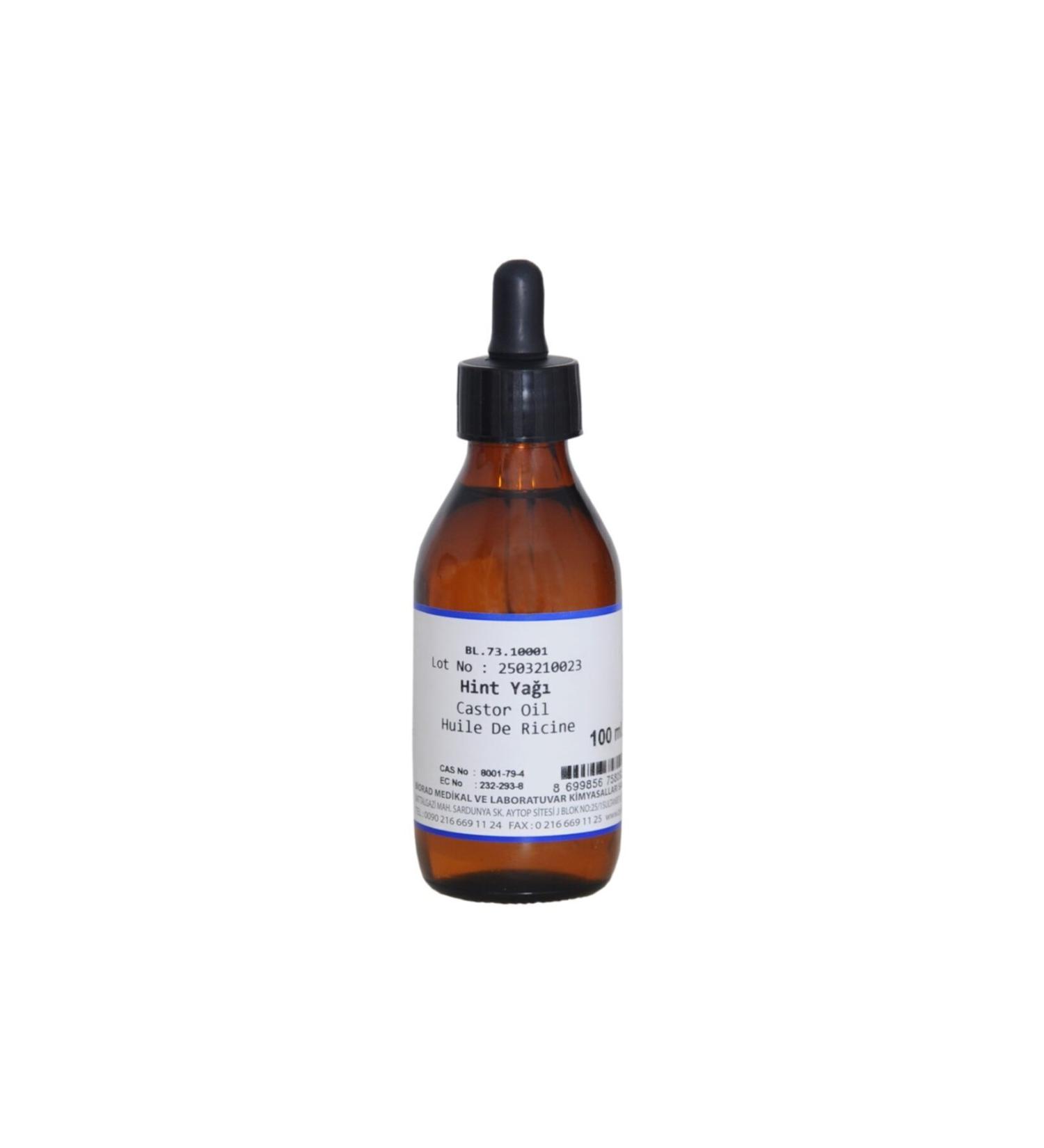 BIORAD Castor Oil 100 Ml. Dropper Bottle - Castor Oil - Huile De Ricine