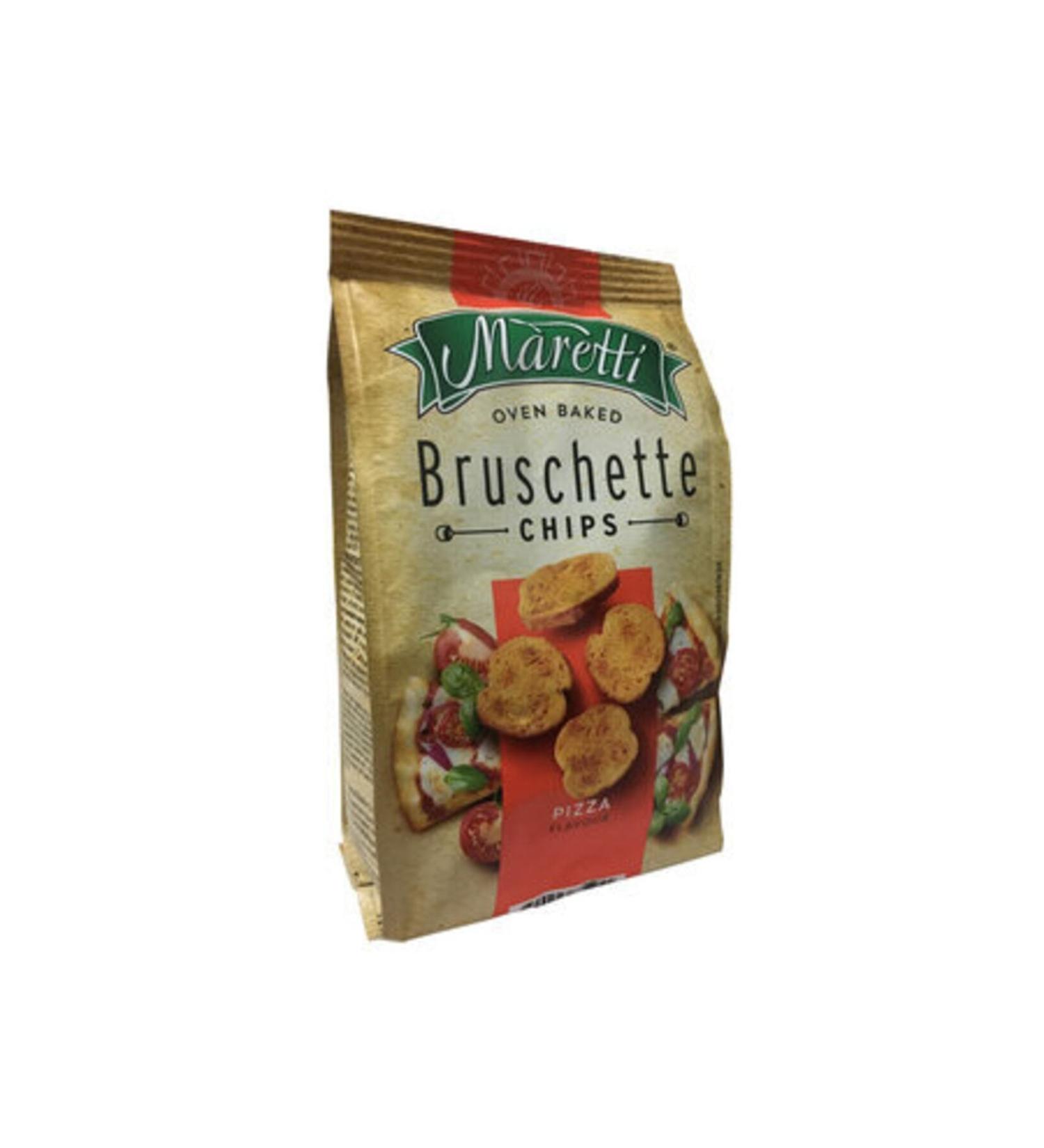 Crackers Maretti Bruschette Pizza Aro Toasted Bread 70 G ( 10 Pieces )