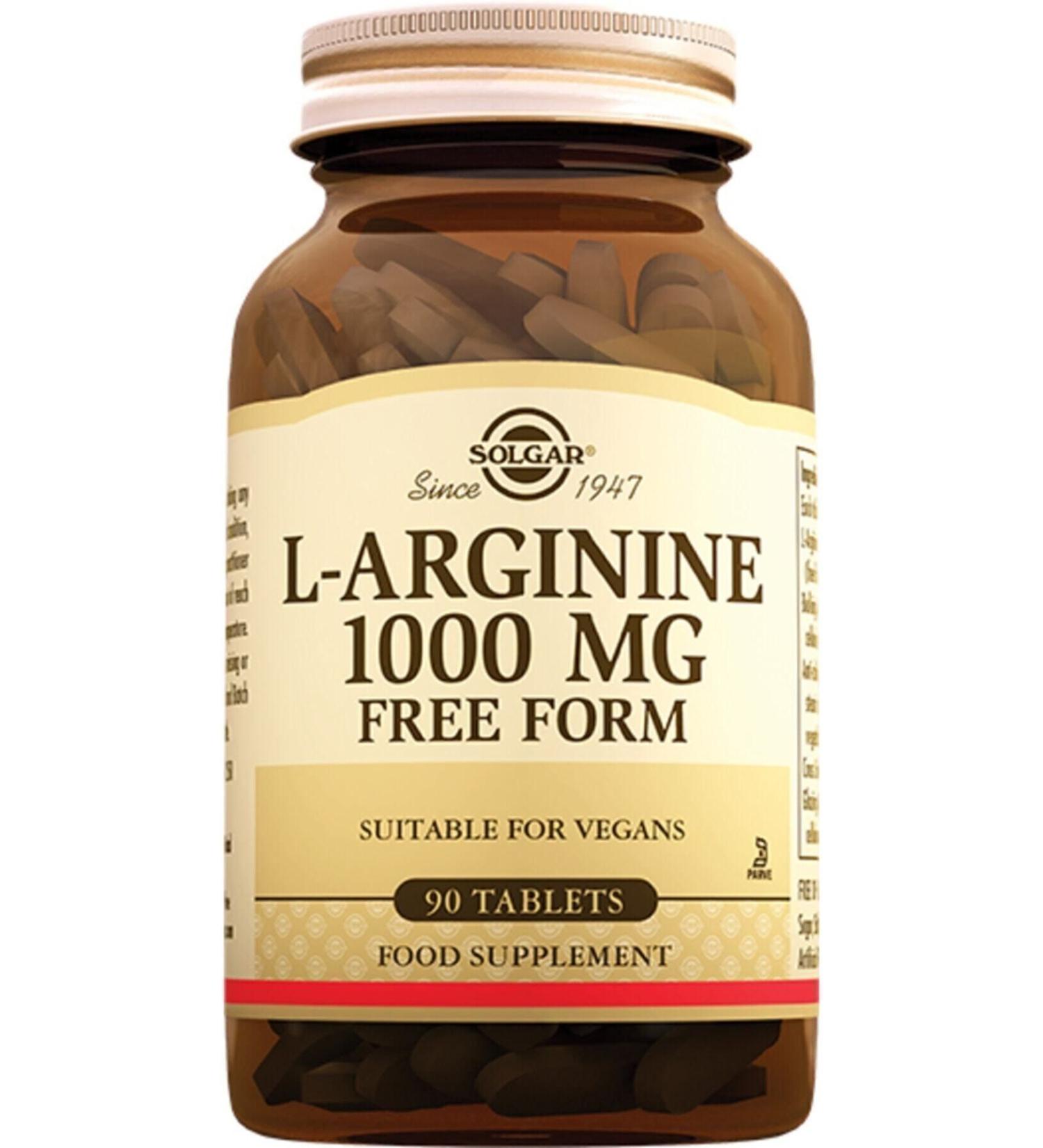 Solgar L Arginine 1000 Mg 90 Tablets (l Arginine)