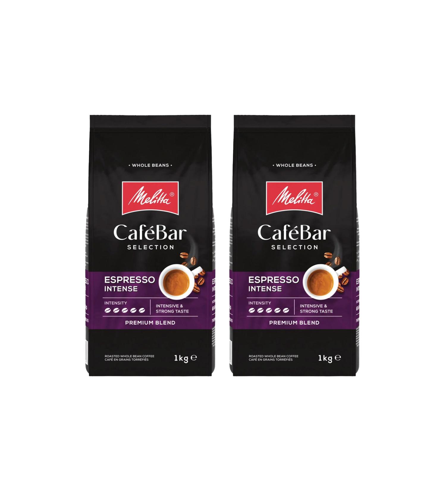 Melitta Cafebar Selection Espresso Intense Bean Coffee 2x1000gr Set of 2 No.5 - Buy Online on GoSupps.com