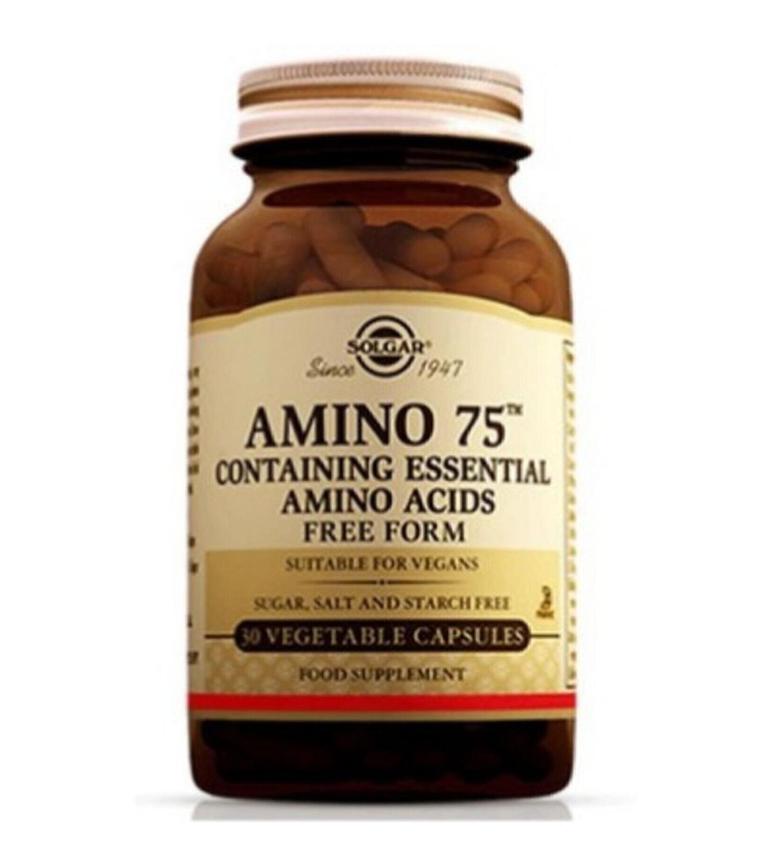 Solgar Amino 75 30 Capsules Essential Amino - Buy Online on GoSupps.com