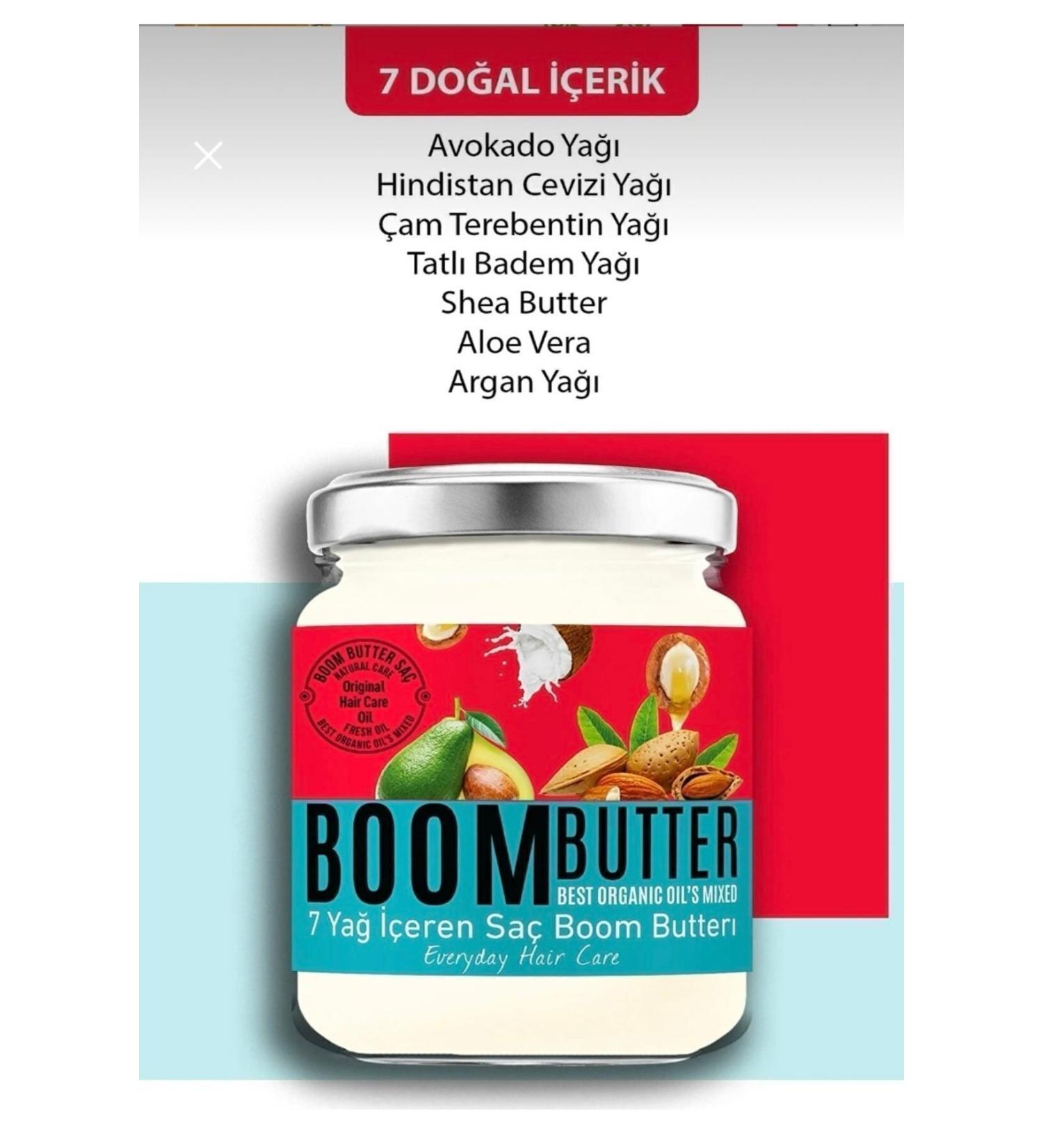 BOOM BUTTER Hair Care Oil 190 Ml 8682427002137 - Buy Online on GoSupps.com