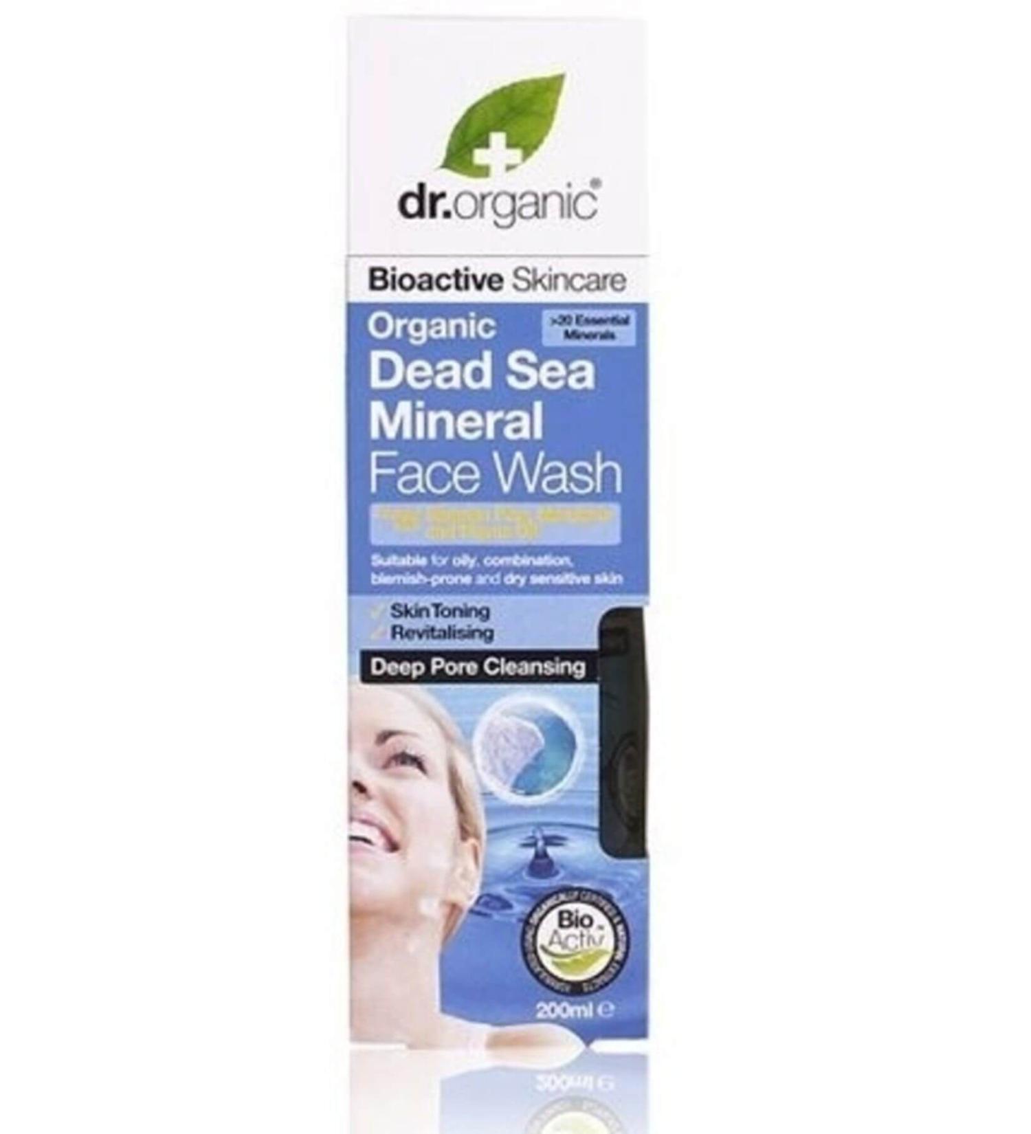 Dr. Organic Dr.organic Dead Sea Mineral Facial Cleanser 200 Ml - Buy Online on GoSupps.com