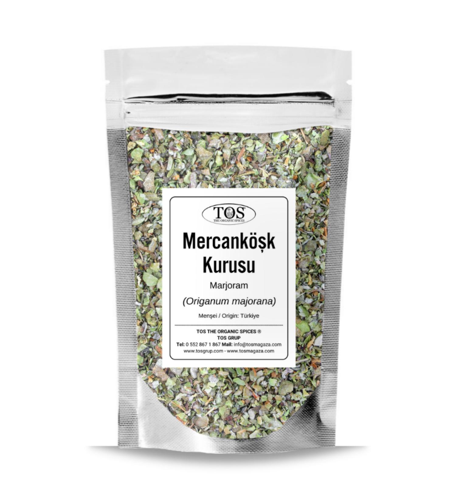 TOS The Organic Spices Dried Marjoram 250 g (1ST QUALITY) Origanum Majorana / Dried Marjoram - Buy Online on GoSupps.com