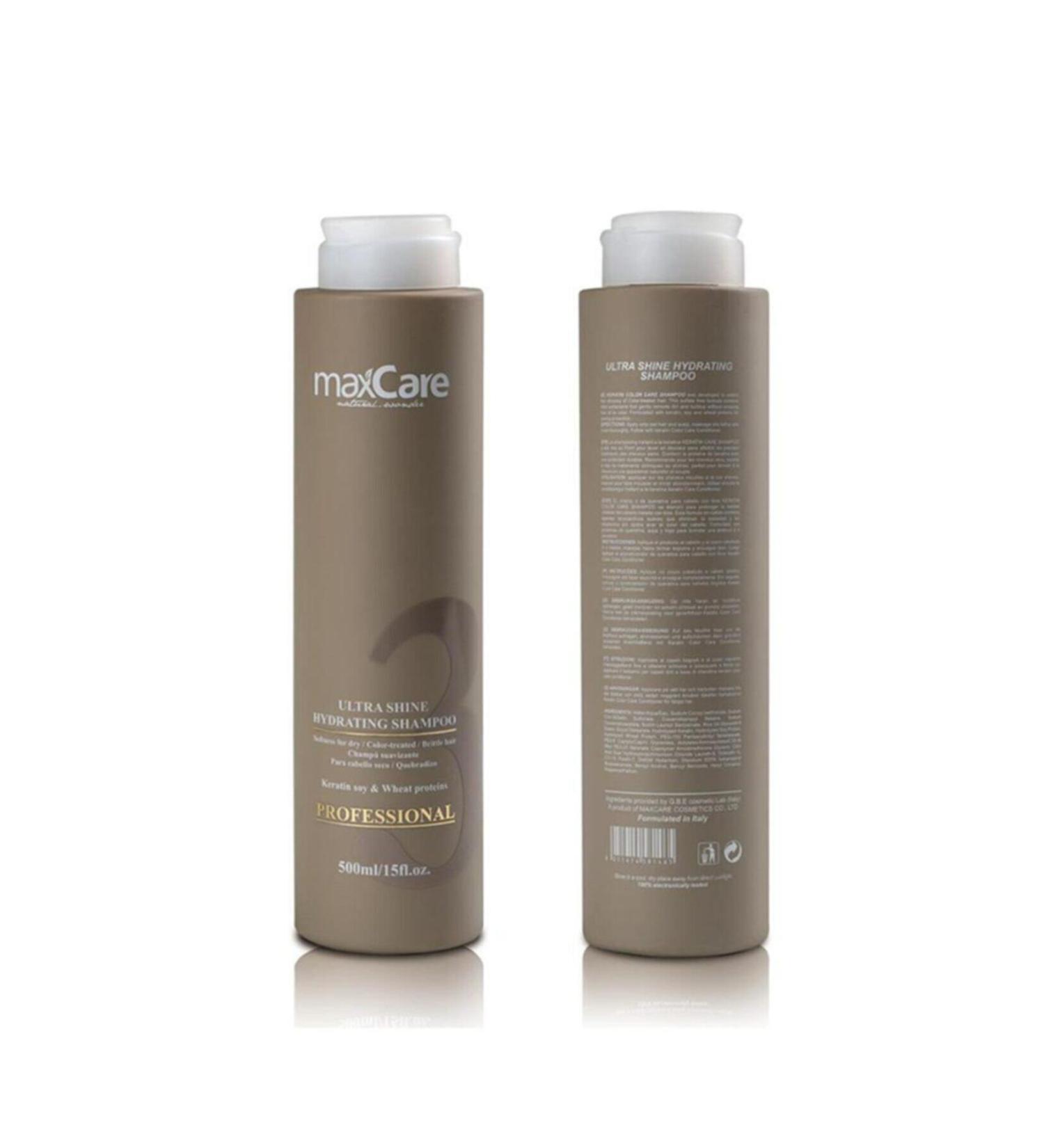 Maxcare Keratin No:3 Shine and Moisturizing Shampoo 500 Ml (FOR ELECTRIC AND FRIZZY HAIR)
