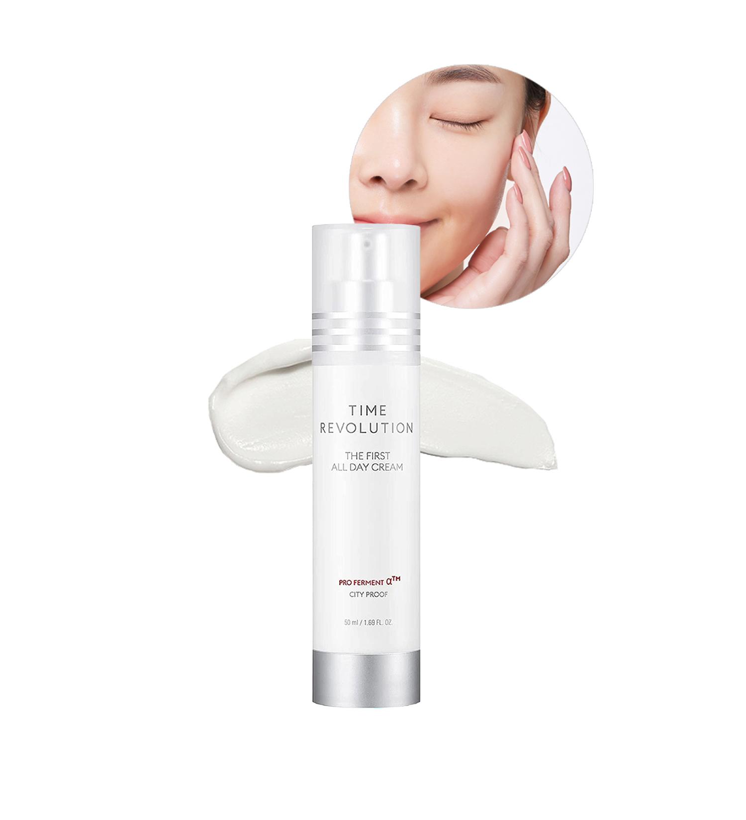 Missha Anti-UV Blue Light and Pollution Tone Equalizing Cream Time Revolution The First All Day Cream - Buy Online on GoSupps.com