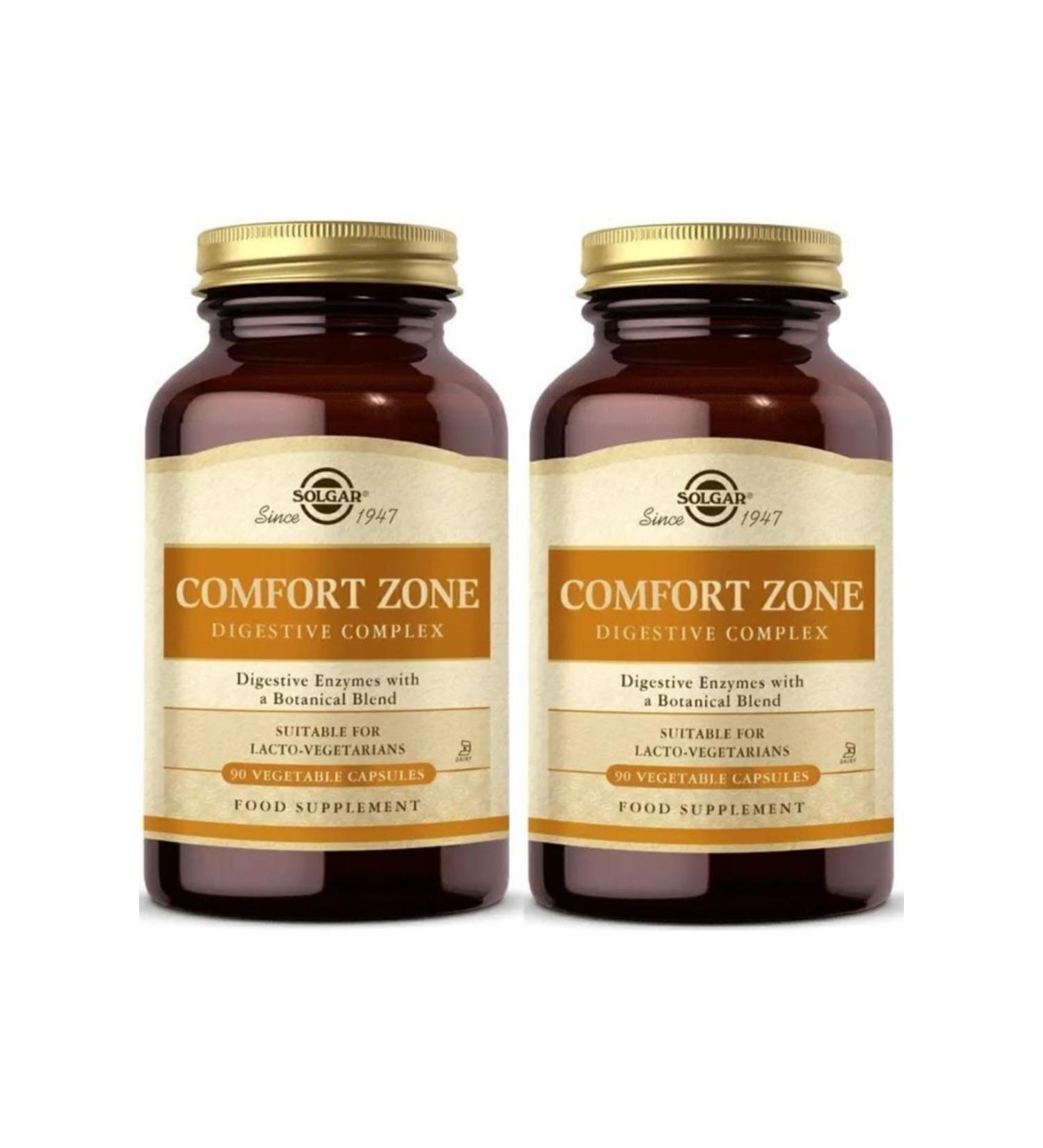 Solgar Comfort Zone 90 Capsules 2 Pieces - Buy Online on GoSupps.com