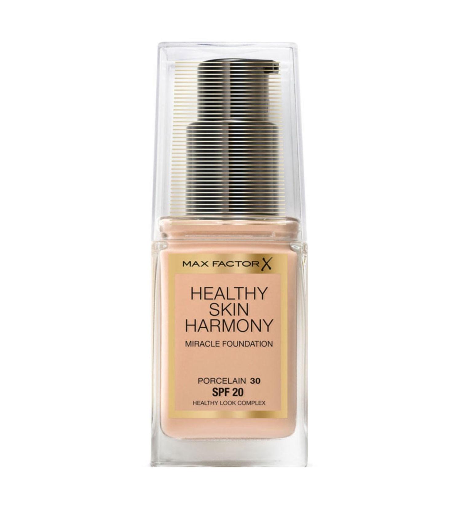 Max Factor Foundation - Healthy Skin Harmony Miracle Foundation No: 30 Porcelain 8005610433042