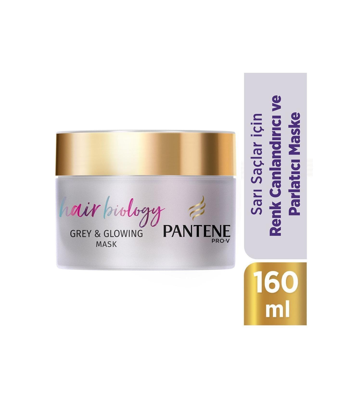 Pantene Hair Biology Color Revitalizing and Brightening Mask Purple After Shampoo for Blonde Hair 160ml - Buy Online on GoSupps.com