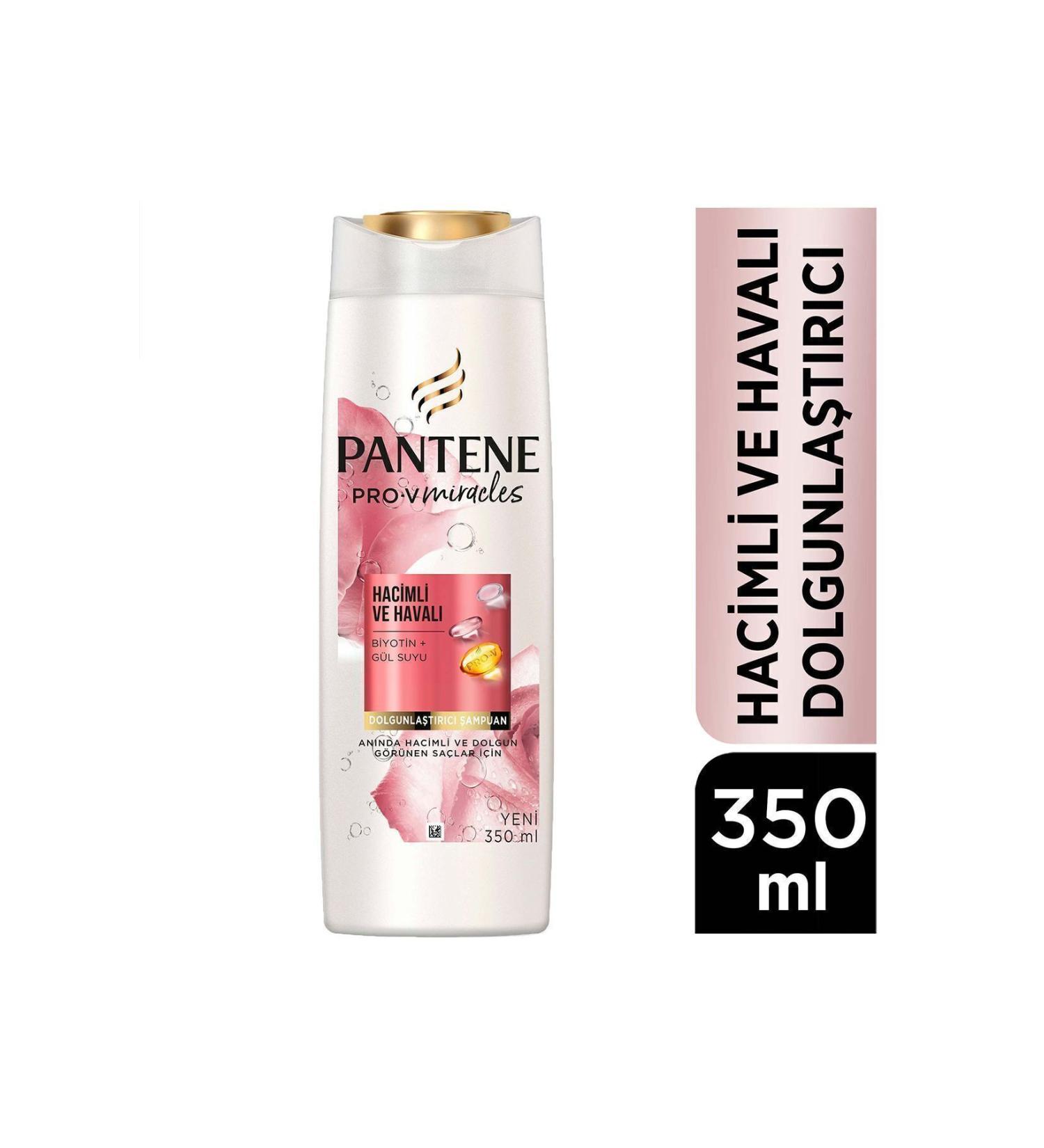 Pantene Shampoo Pro-V Voluminous and Airy Silicone-Free Shampoo 350 ml - Buy Online on GoSupps.com