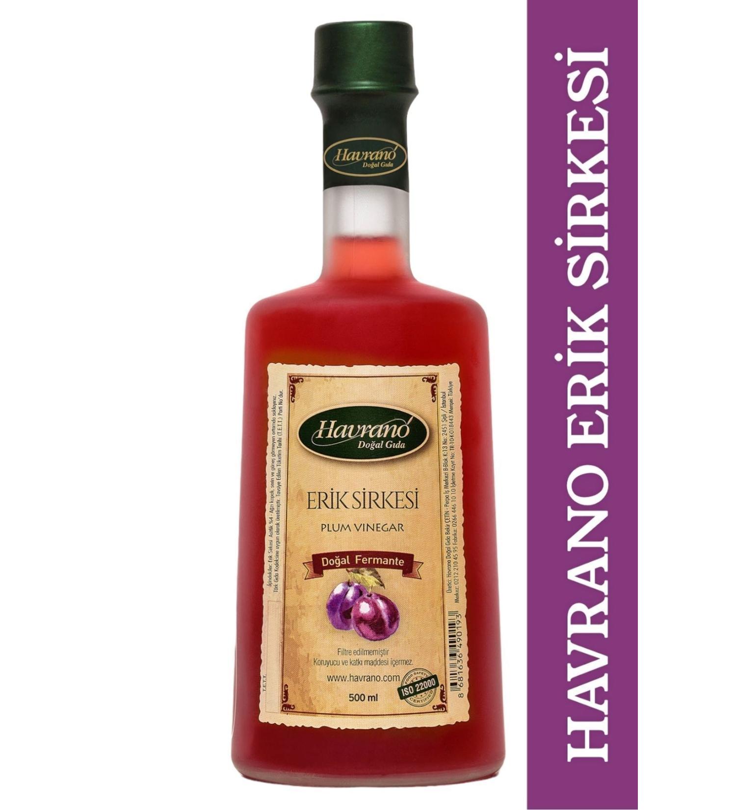 Havrano 0 Natural Fermented Plum Vinegar 500 Ml