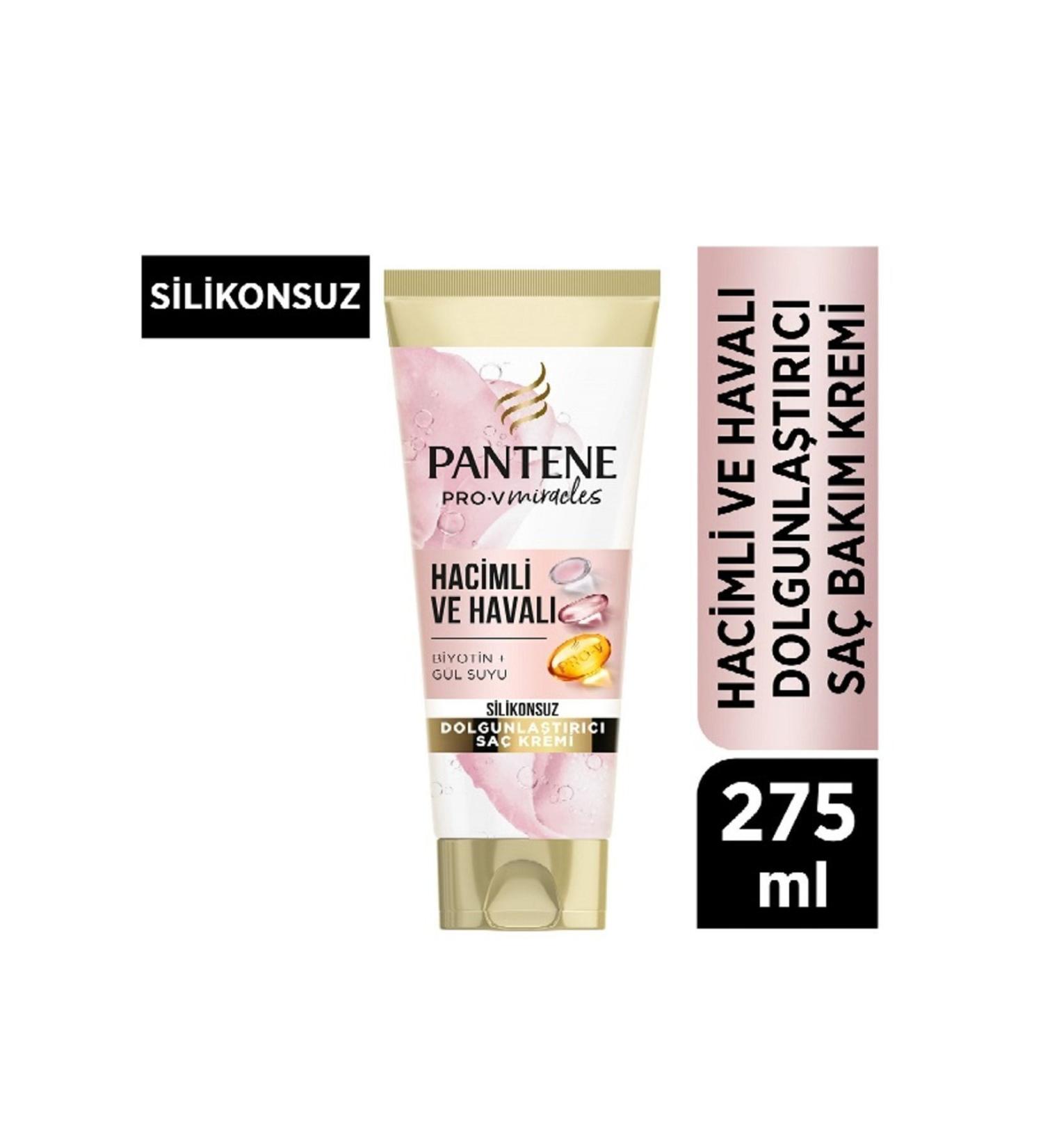 Pantene Silicone-Free Volumizing Hair Care Cream Biotin and Rose Water 275ml - Buy Online on GoSupps.com