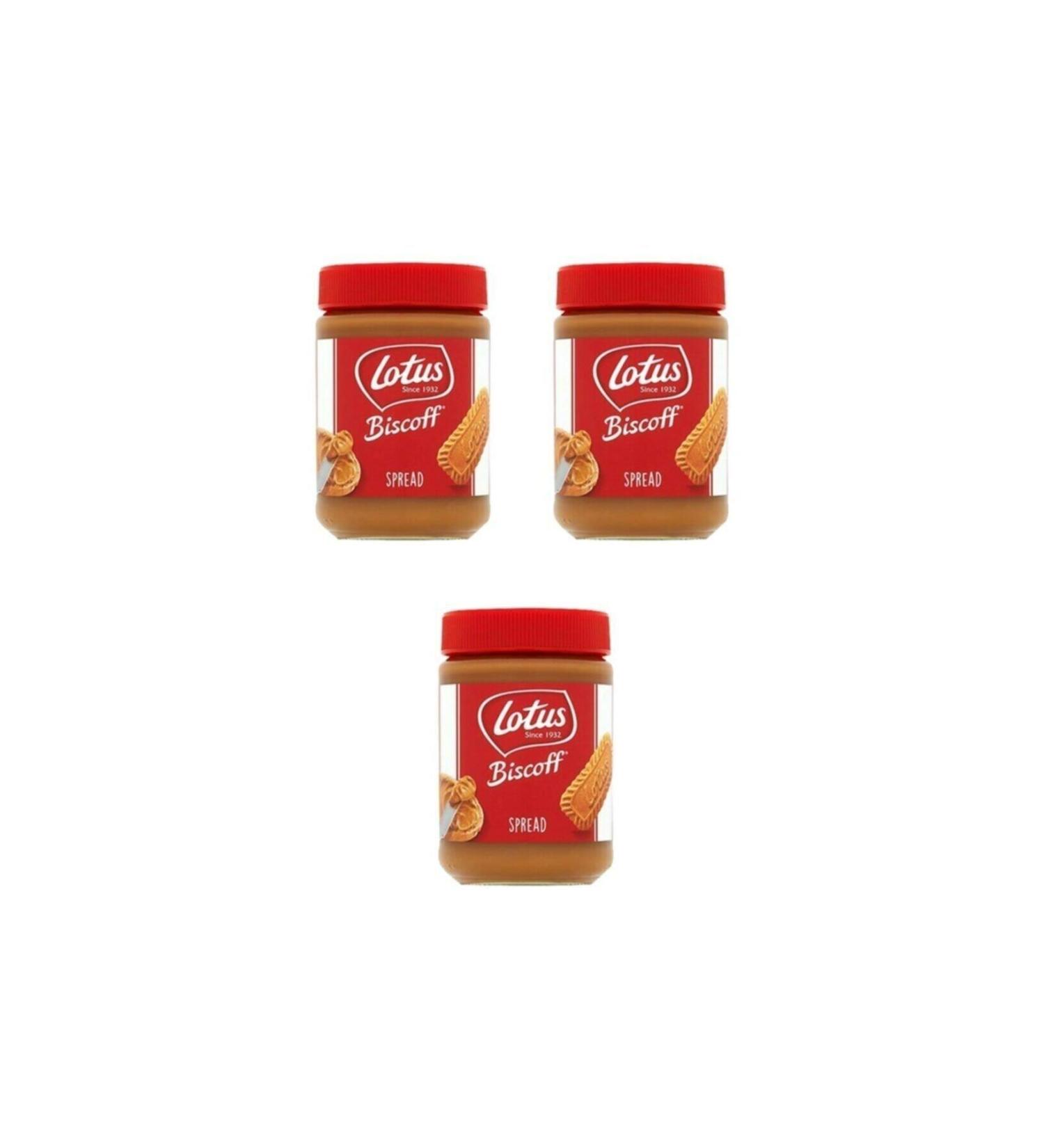 Lotus Biscoff Spreadable Caramelized Biscuit Paste 3x400 Gr