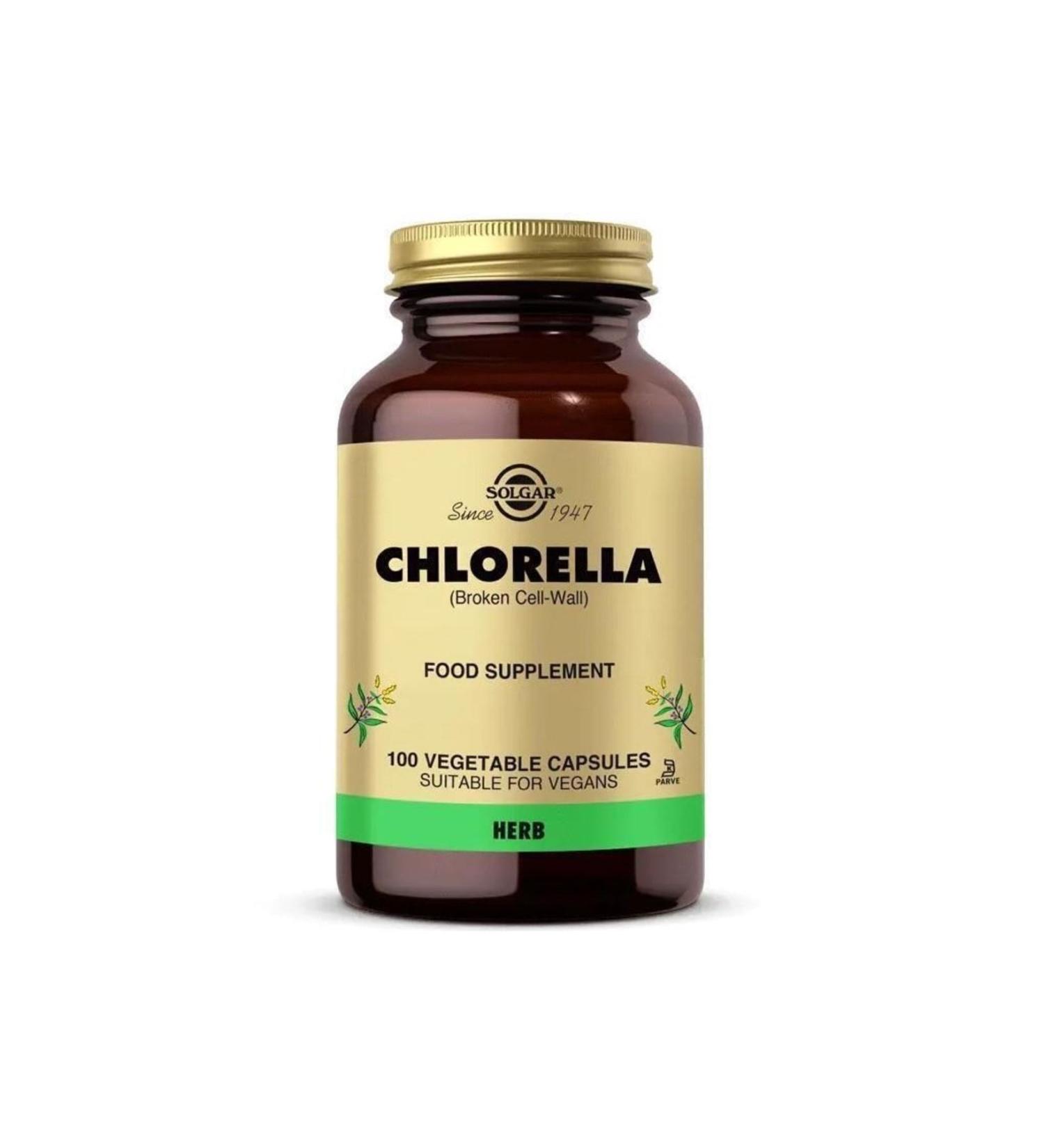 Solgar Chlorella 100 Capsules