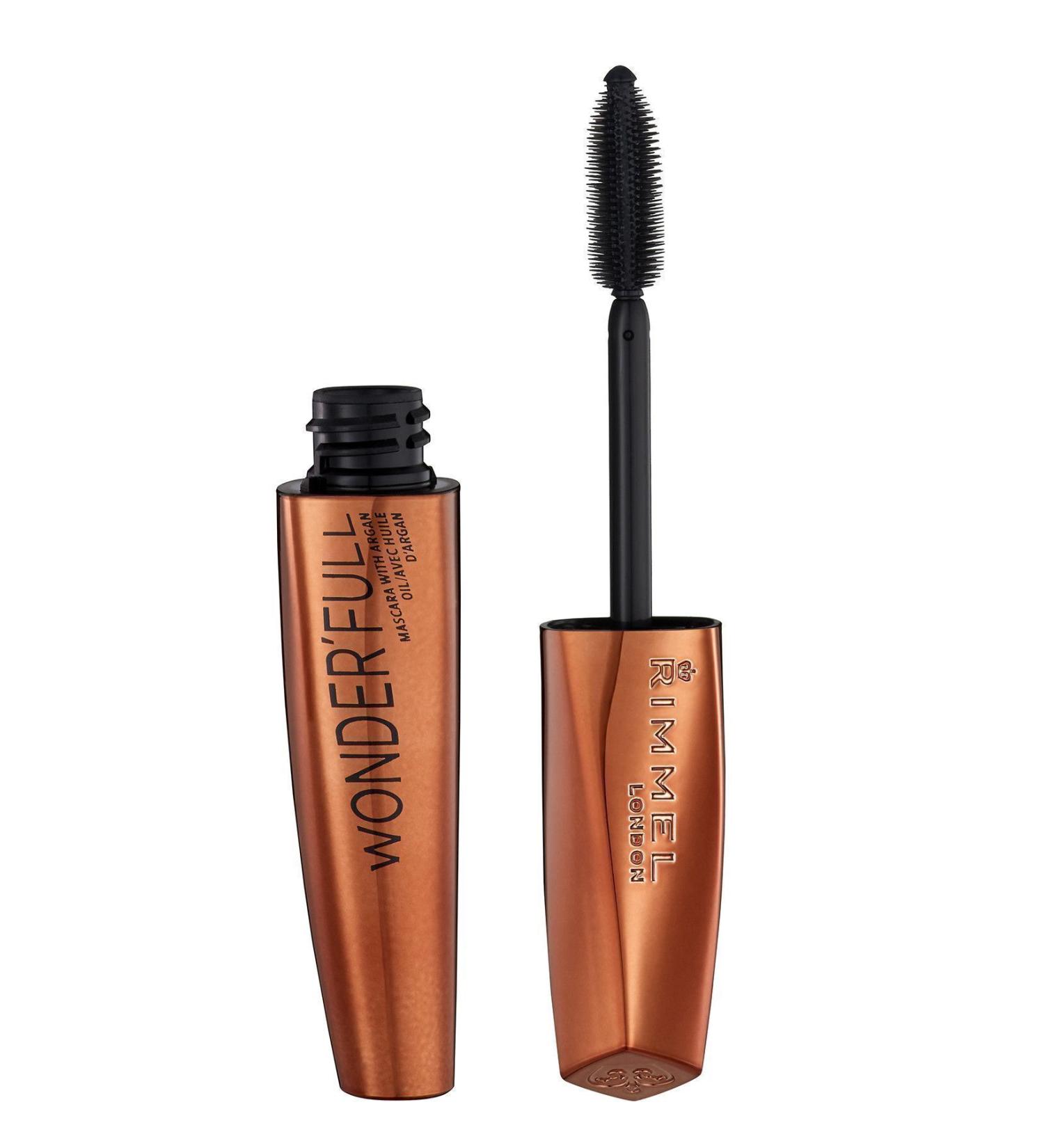 Rimmel London Black Mascara Wonderfull Mascara With Argan Oil Black - Buy Online on GoSupps.com