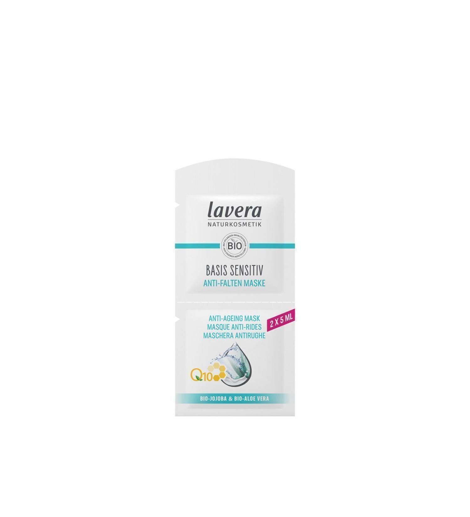 Lavera Basis Sensitiv Anti-Ageing Q10 Anti-Aging Face Mask 2x5 ml