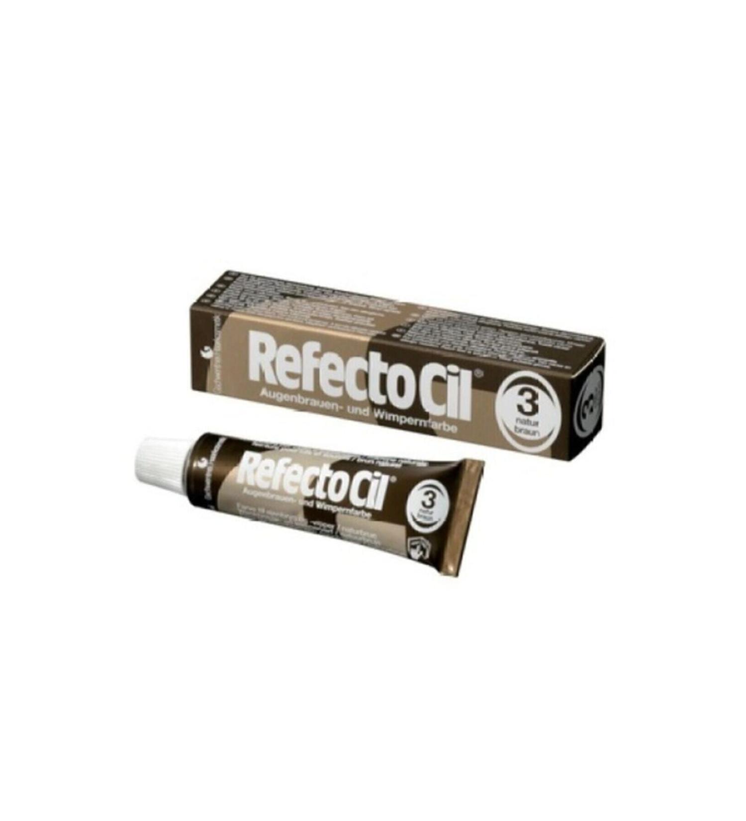 Refectocil SHAPING EYEBROW DYE FOR VOLUMELESS AND SHAPELESS EYEBROWS 15 ML-DARK BROWN NO:3 D.CENTER399