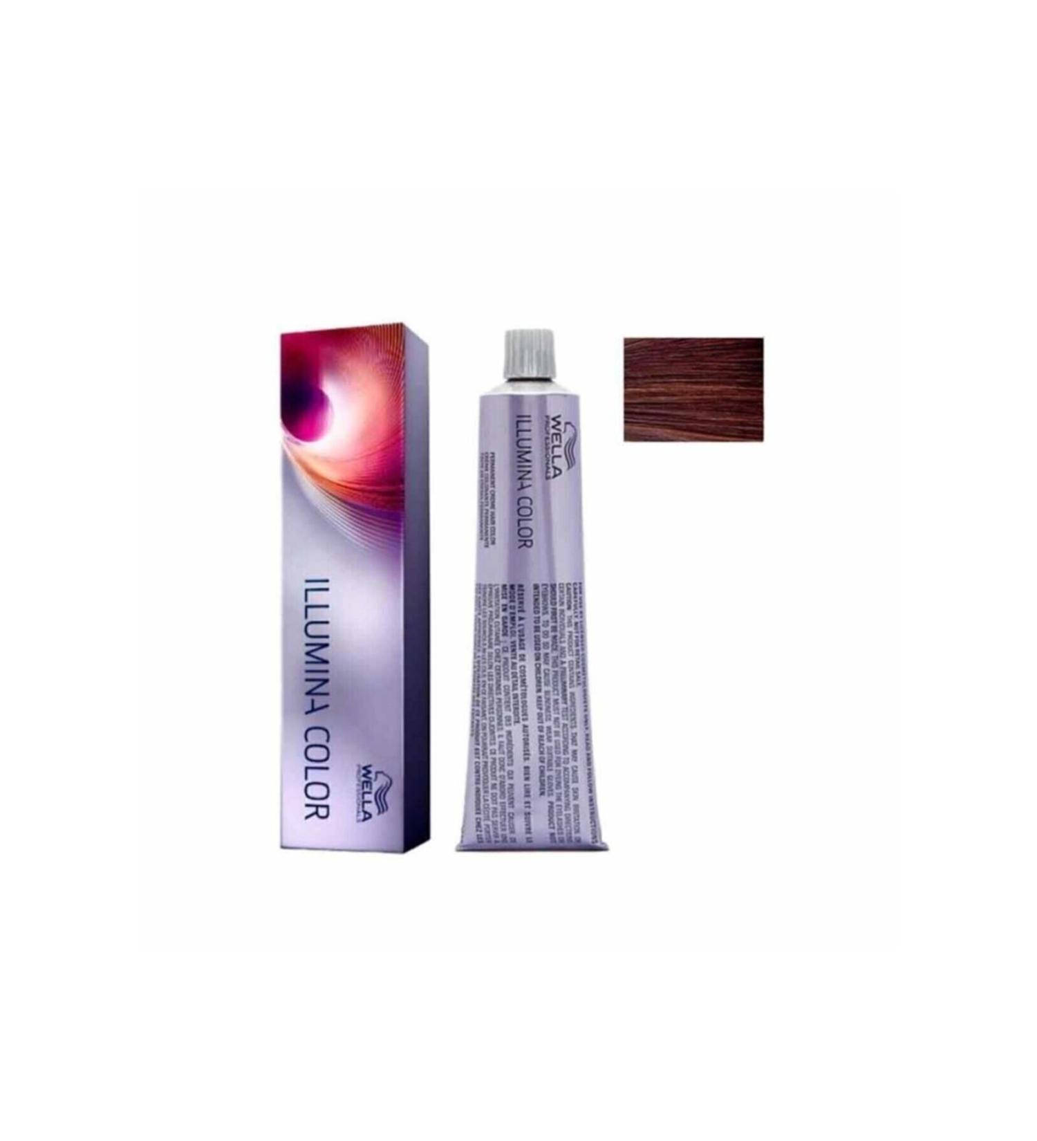 Wella Illumina 5/35 Light Gold Mahagoni Brown Super Hair Dye 60 Ml GKProduct117