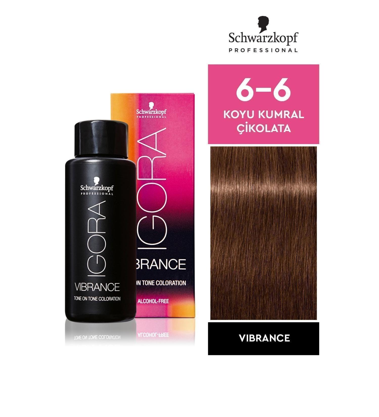 Igora Vibrance 6-6 Dark Blonde Chocolate Hair Dye 60ml - Buy Online on GoSupps.com